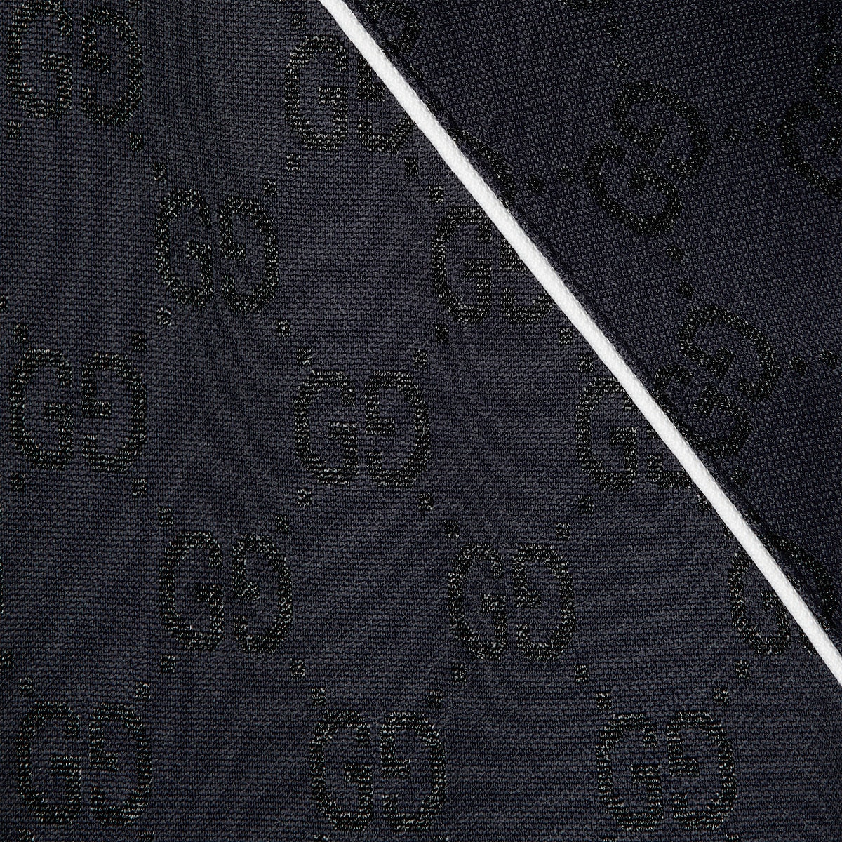 GG nylon and jersey zip jacket in navy | GUCCI® US