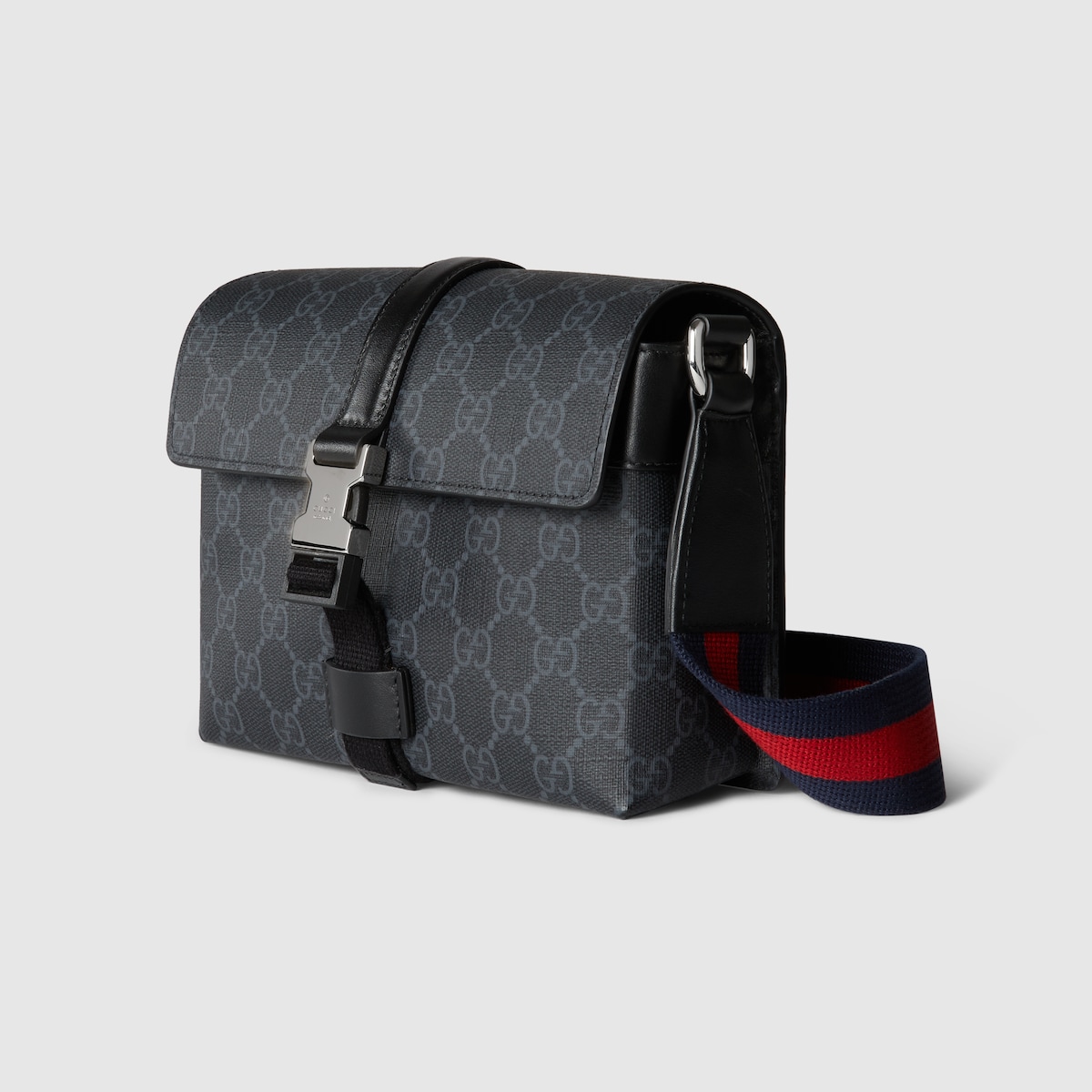 ショルダーバッグ GUCCI BLACK FABRIC MINI BAG GG SUPREME Gucci Mini GG Supreme Leather Shoulder Bag | Grey | FARFETCH