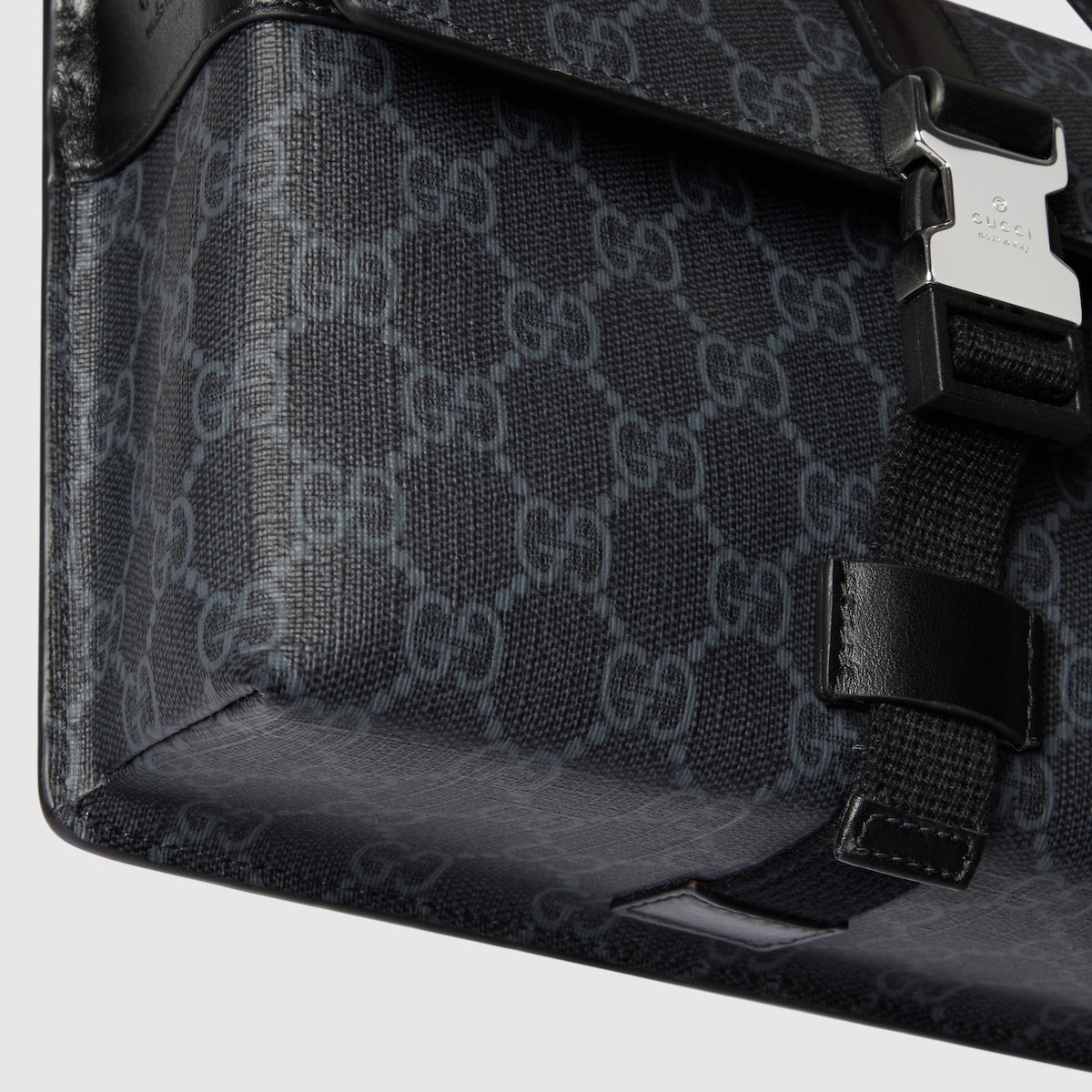 特価ブランド Black GG mini US GUCCI® | canvas Supreme black in bag DJ機材