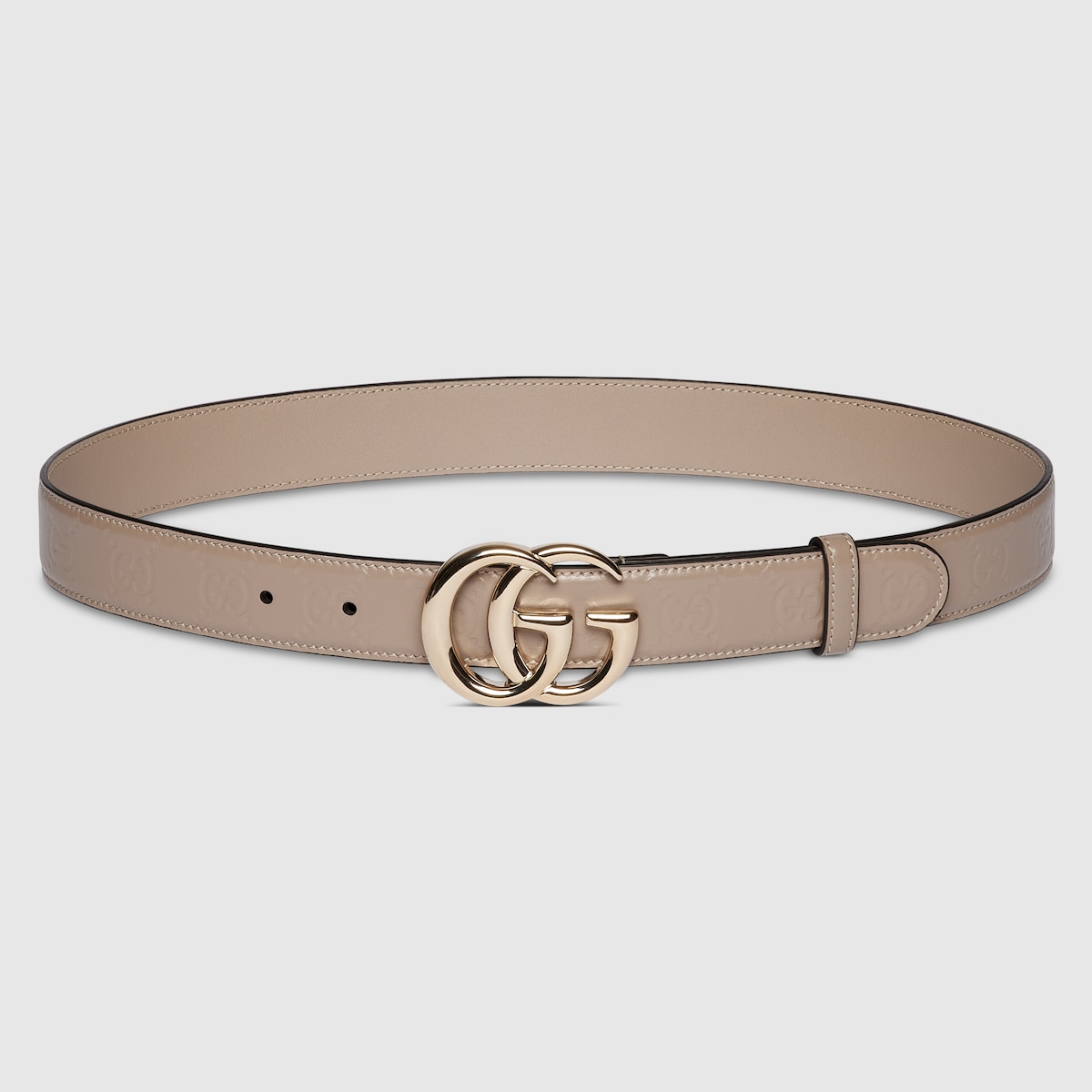 Taupe gucci belt on sale