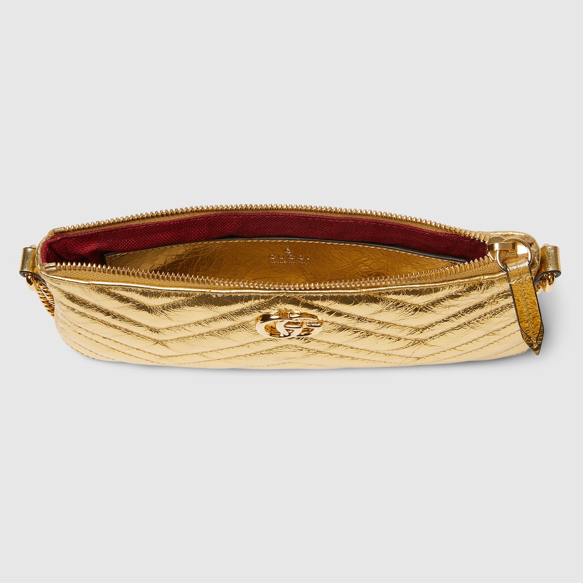 クラッチバッグ Gucci Gg Marmont Pouch With Chain GG Marmont large shoulder bag in black leather | GUCCI® US