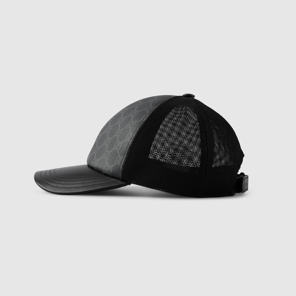 GG Monogram canvas baseball hat in black | GUCCI® US