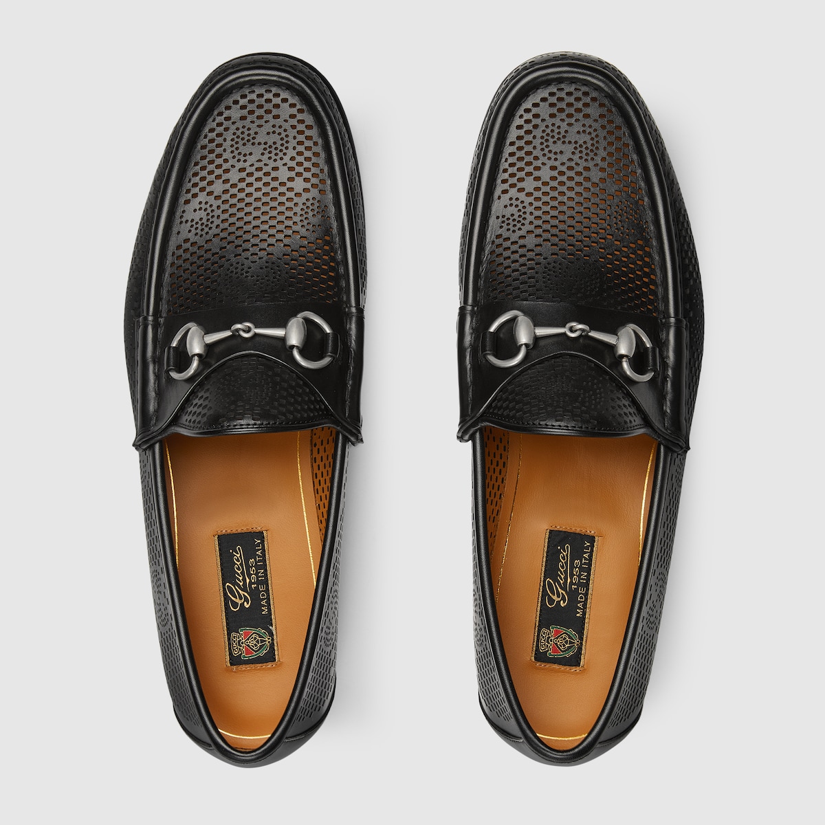 GG LOAFER WITH HORSEBIT GLOSSY BLACK CALFSKIN