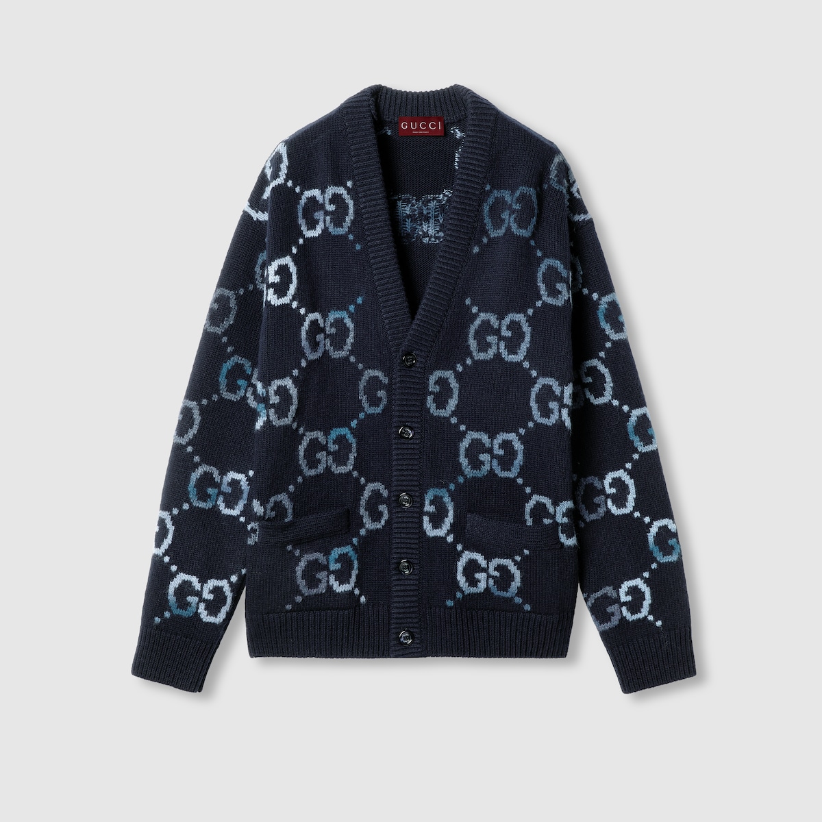 カーディガン GUCCI Men Cardigan Blue 740363XKC4D 4759 770507_XKDSJ_4735_001_100_0000
