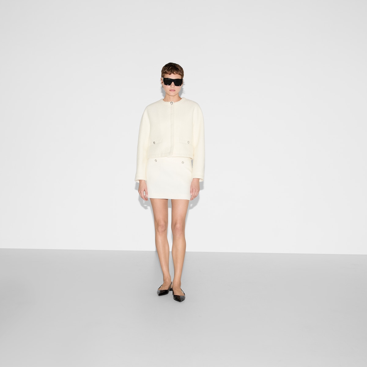 Wool bouclé jacket