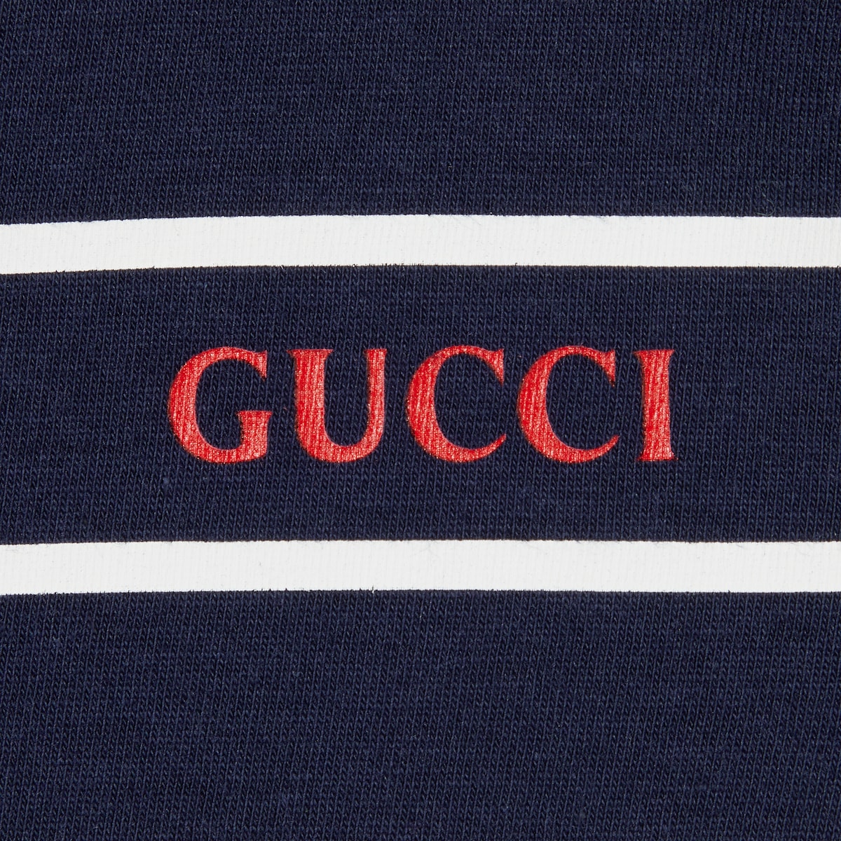 Children's printed cotton T-shirt in dark blue | GUCCI® US