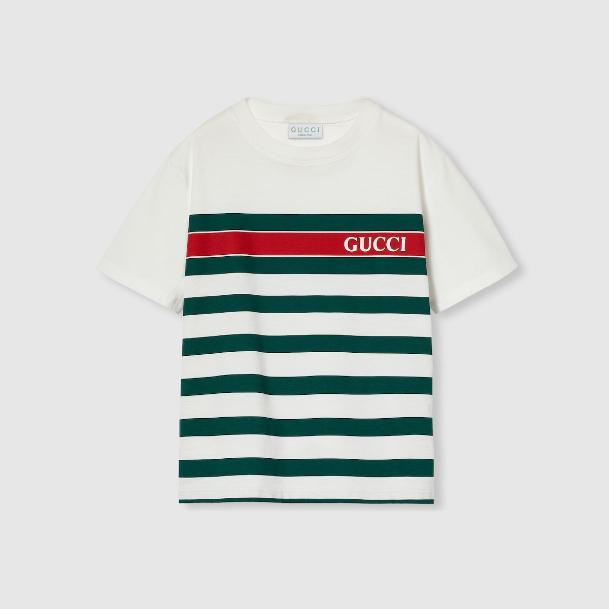 グッチ　GUCCI キッズ　Tシャツ120cm White Cotton Children's T-Shirt With Vintage Gucci Logo
