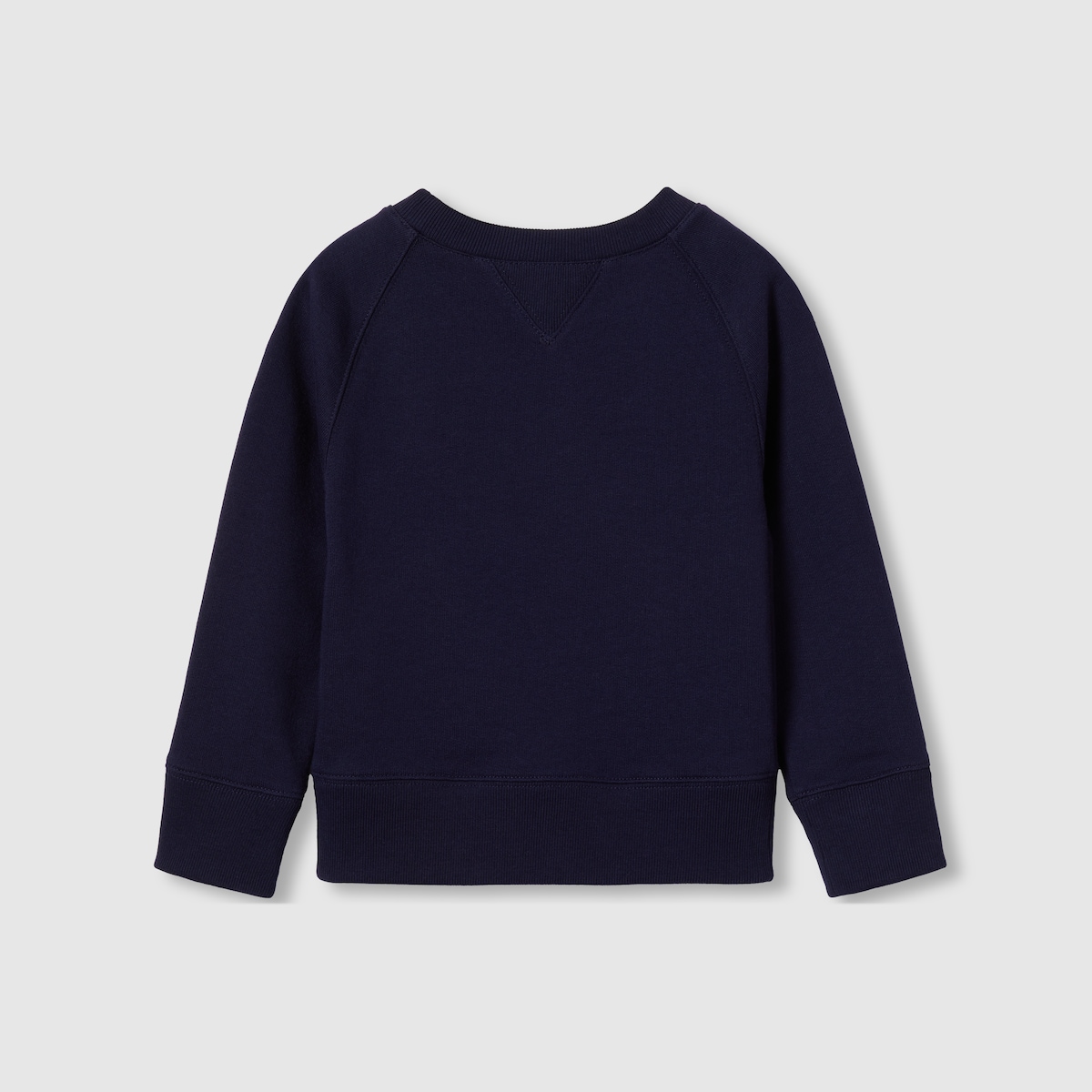 Children's embroidered cotton sweatshirt in dark blue