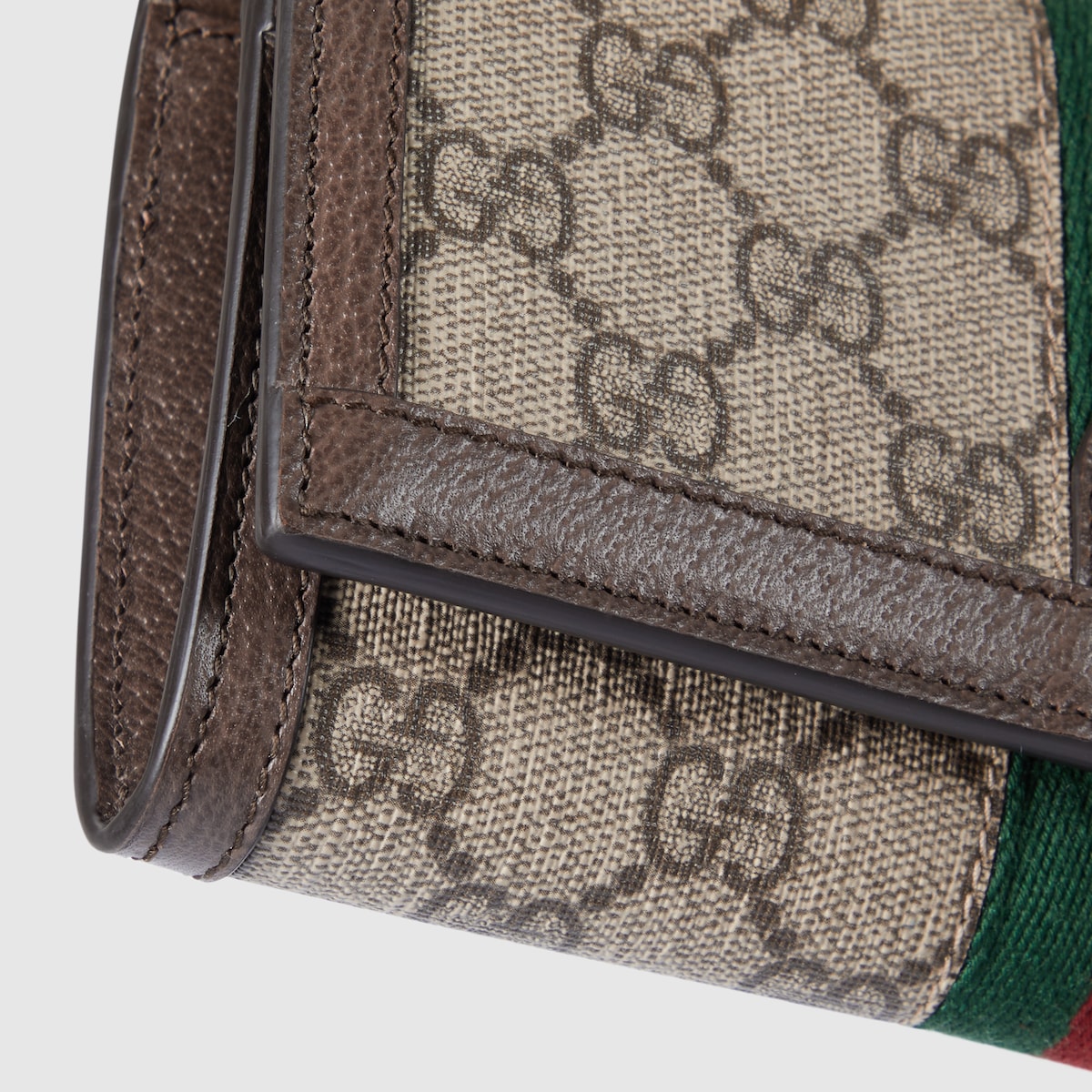 ★送料・関税込★GUCCI★Gucci Ophidia GG long wallet★ Gucci Gg Ophidia Web Sherry Line Long Wallet Beige Red Green