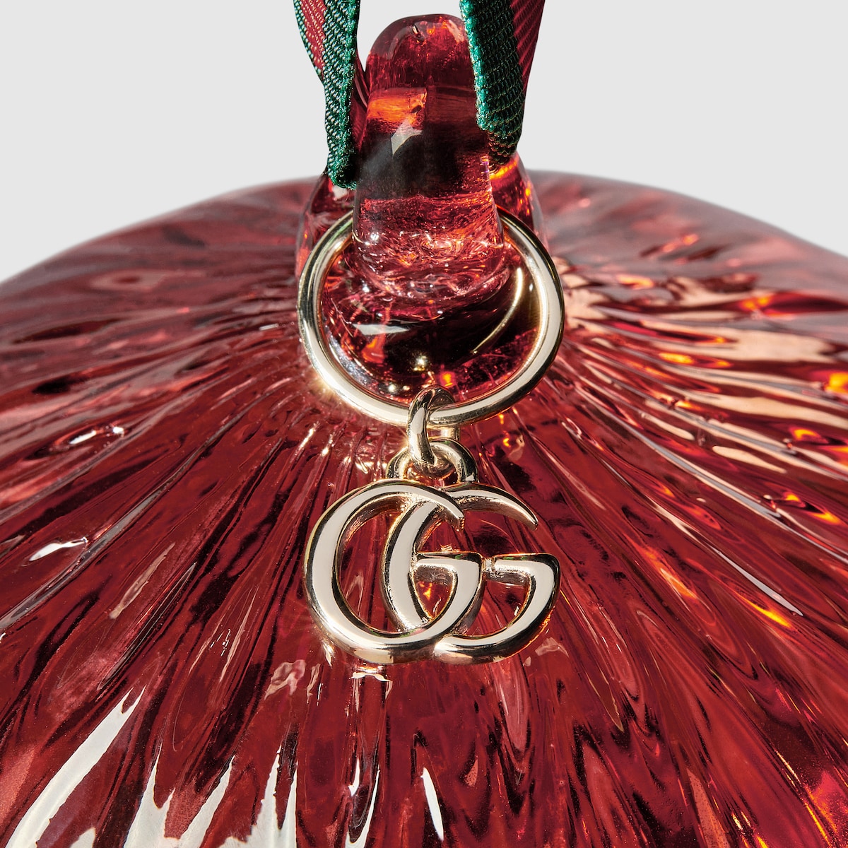 Murano glass baubles, set of two in red | GUCCI® US