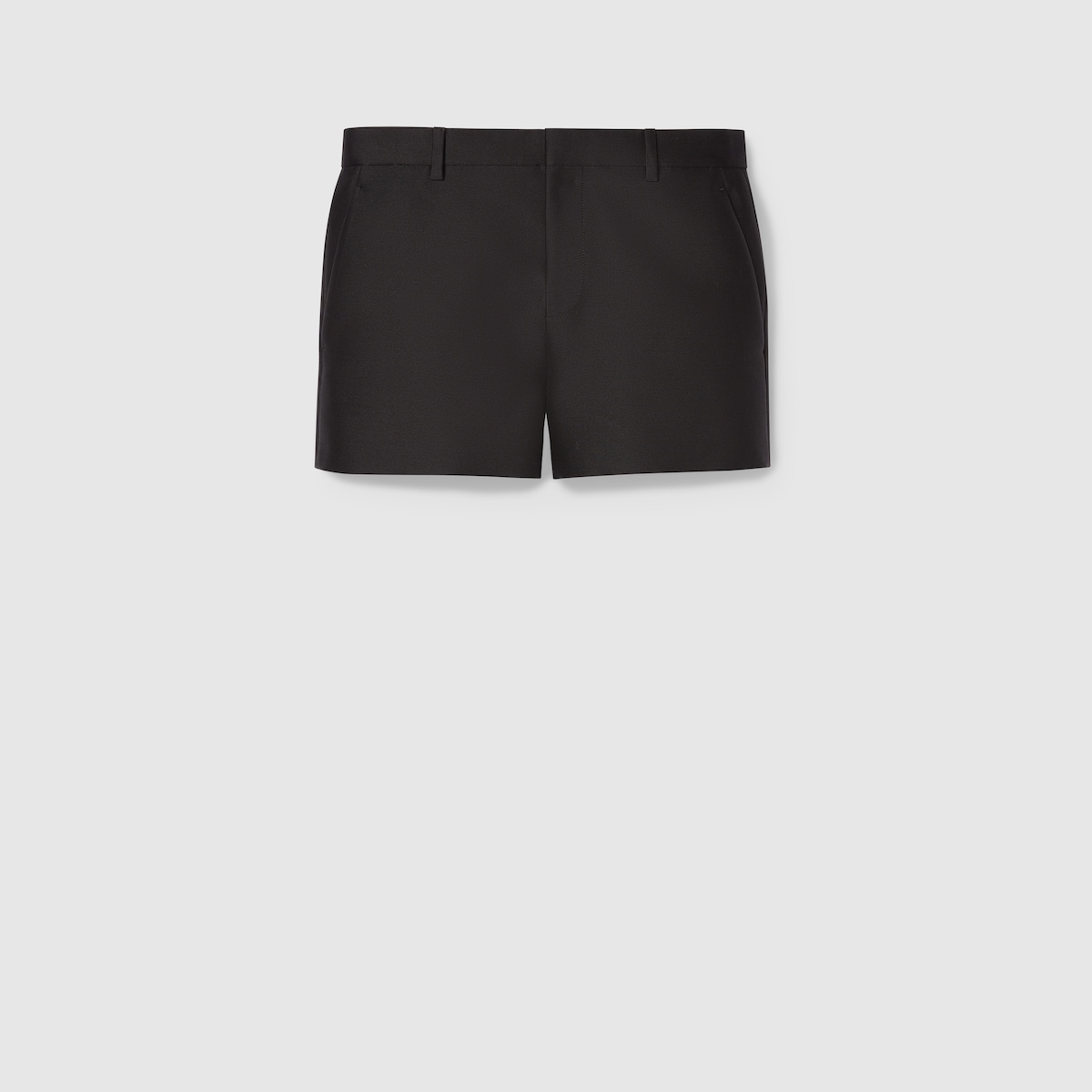 LIGHT WOOL MAX GABARDINE SHORTS IN KHAKI — Shop Boswell