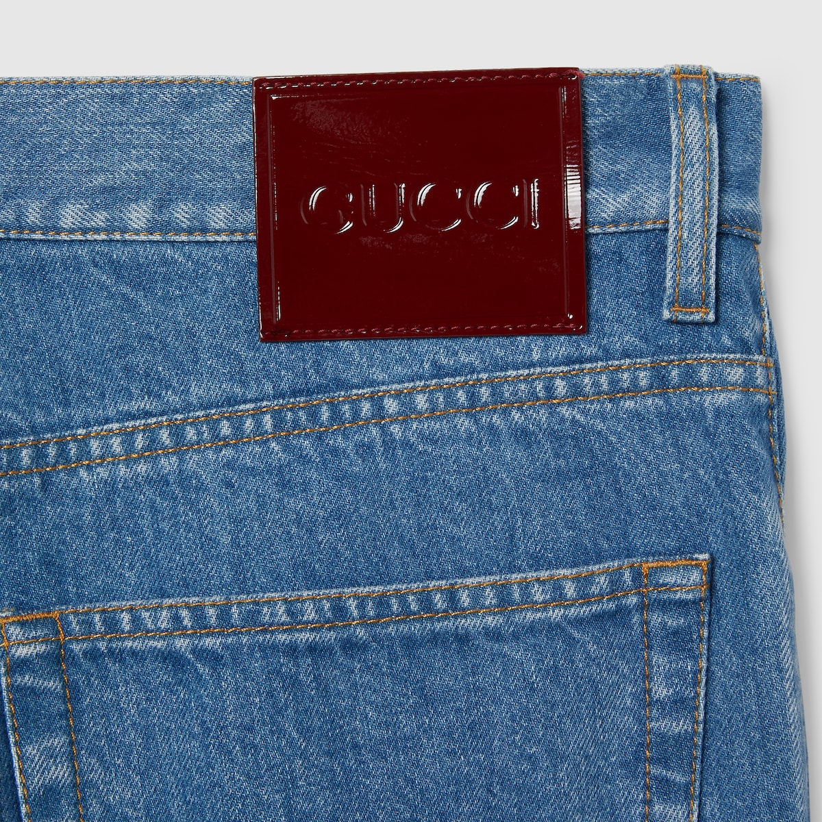 Tapered fit denim pants