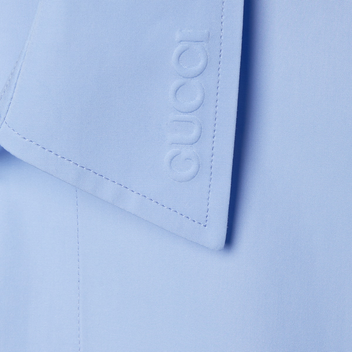 【新品未使用】Gucci Poplin Shirt 'Sky Blue' Gucci Cotton Poplin Flower Sky Blue Blouse Shirt 36
