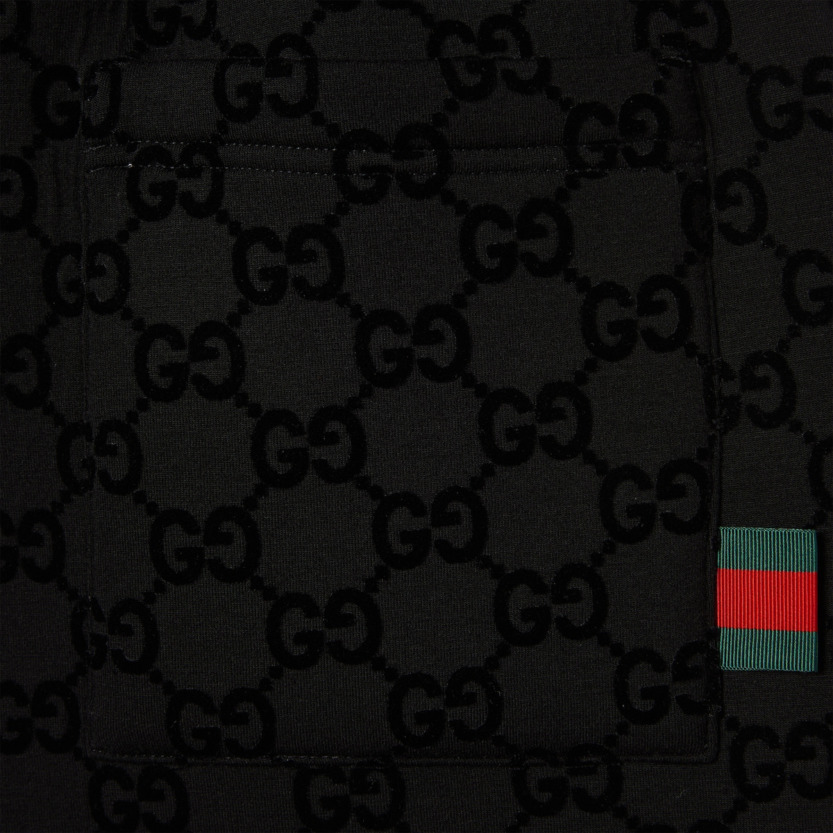 プリント ジャージー バスケットボール ショートパンツ ・ブラック