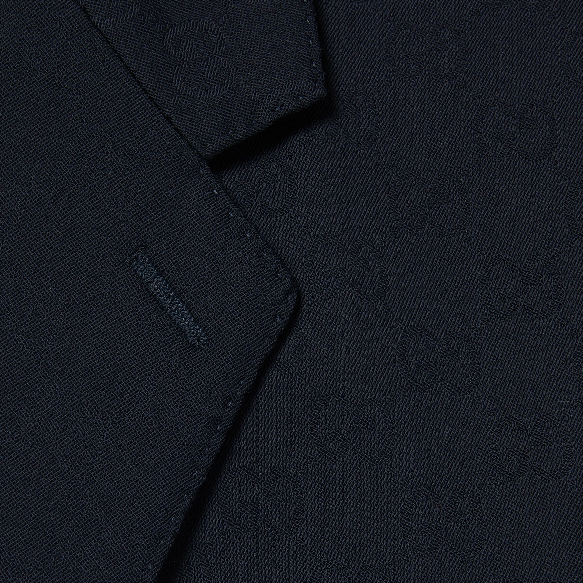 GG wool jacquard suit in dark blue | GUCCI® FI