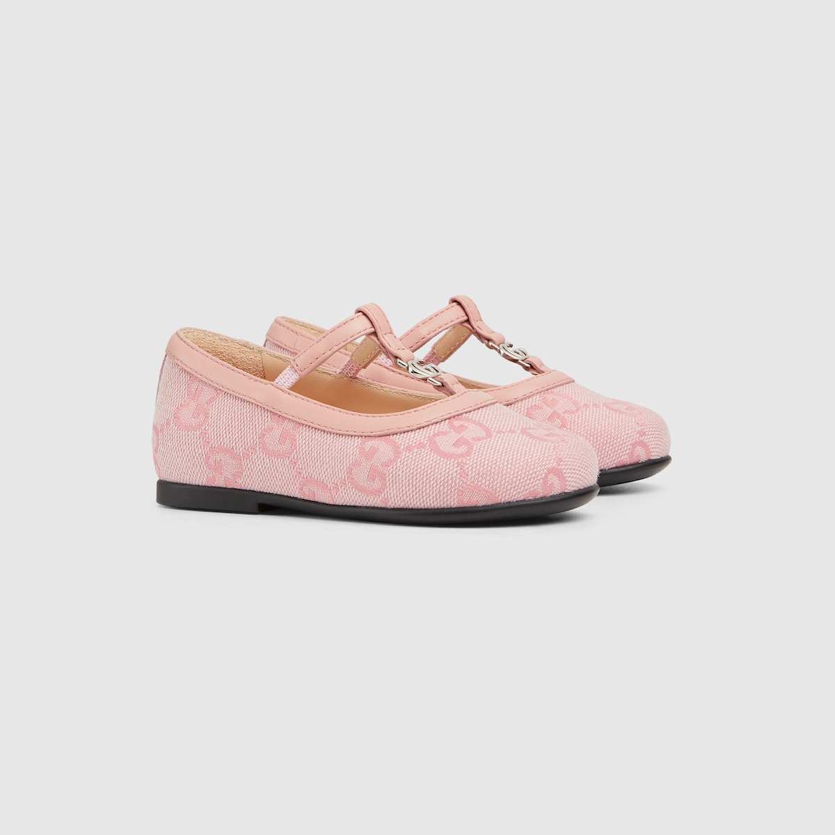 GG BALLET SUPER SLIM BUCKLE CREAM LAMBSKIN