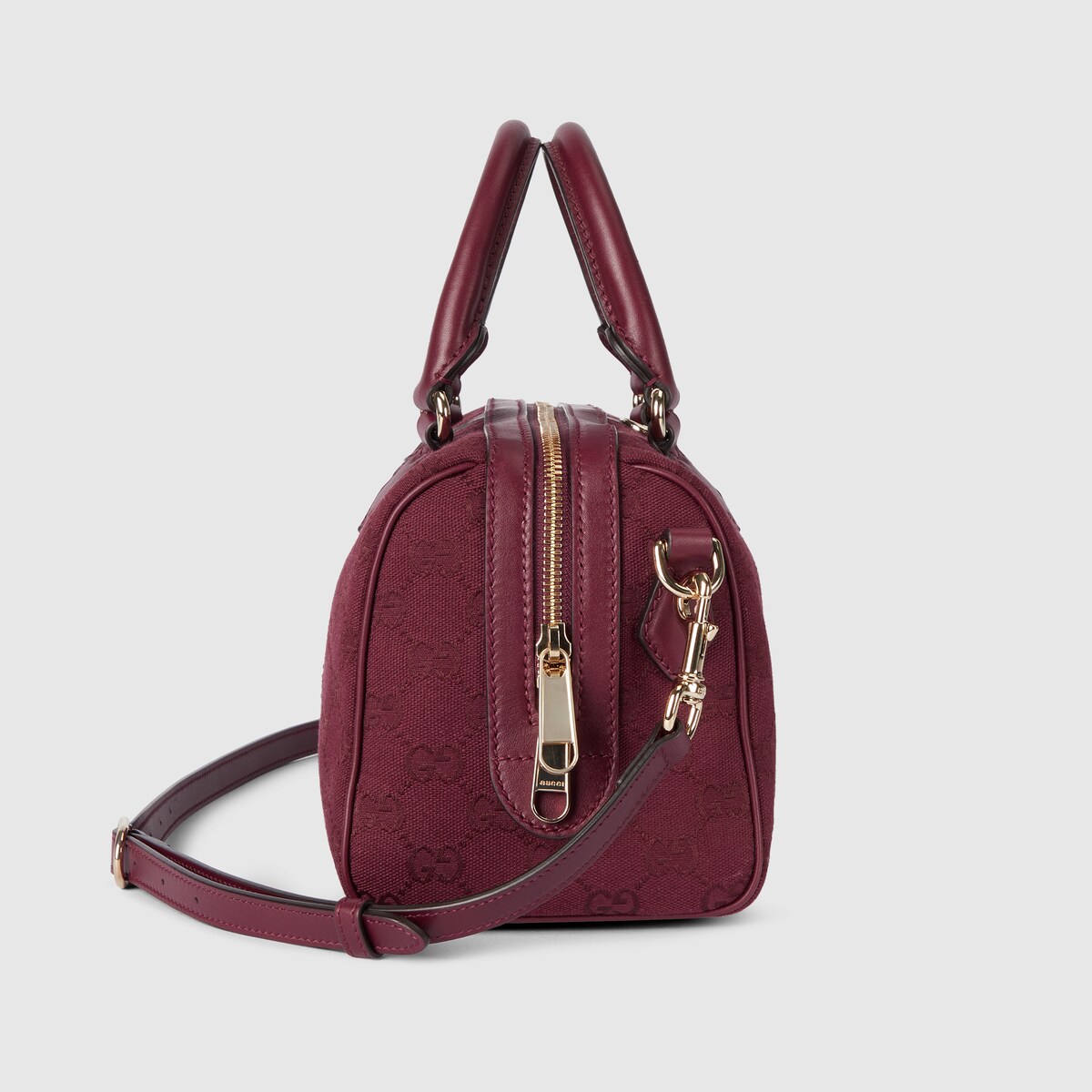 新品　1PIU1UGUALE3 AURORA BOSTON BAG Boston leather handbag Gucci White in Leather - 34092305
