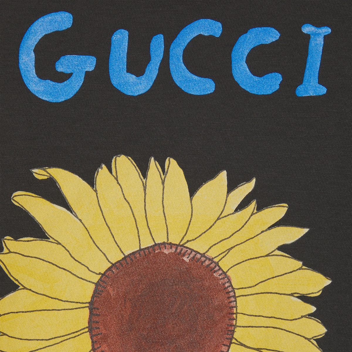 チルドレンズ〕プリント コットン Tシャツダークグレー | GUCCI公式