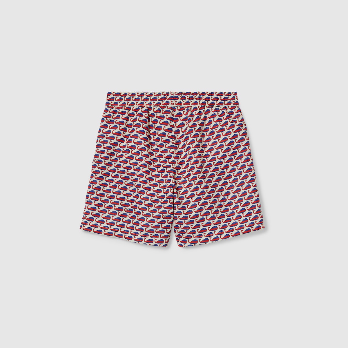 水着・水泳用品 Gucci children 4y Children's printed nylon swim shorts in white, red and blue