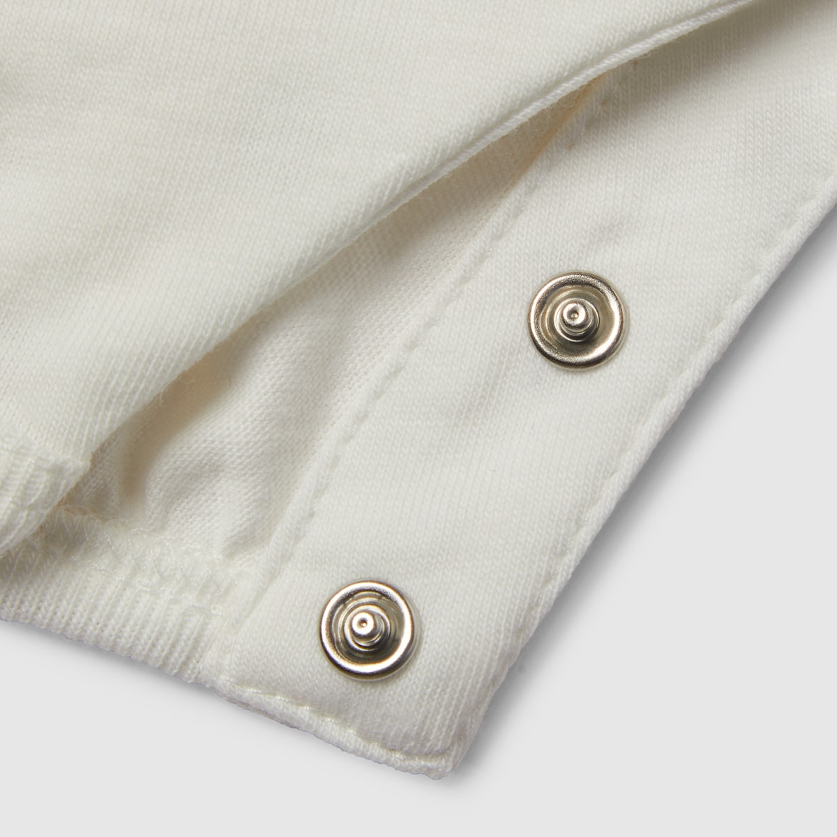 Baby printed cotton one-piece in white | GUCCI® US