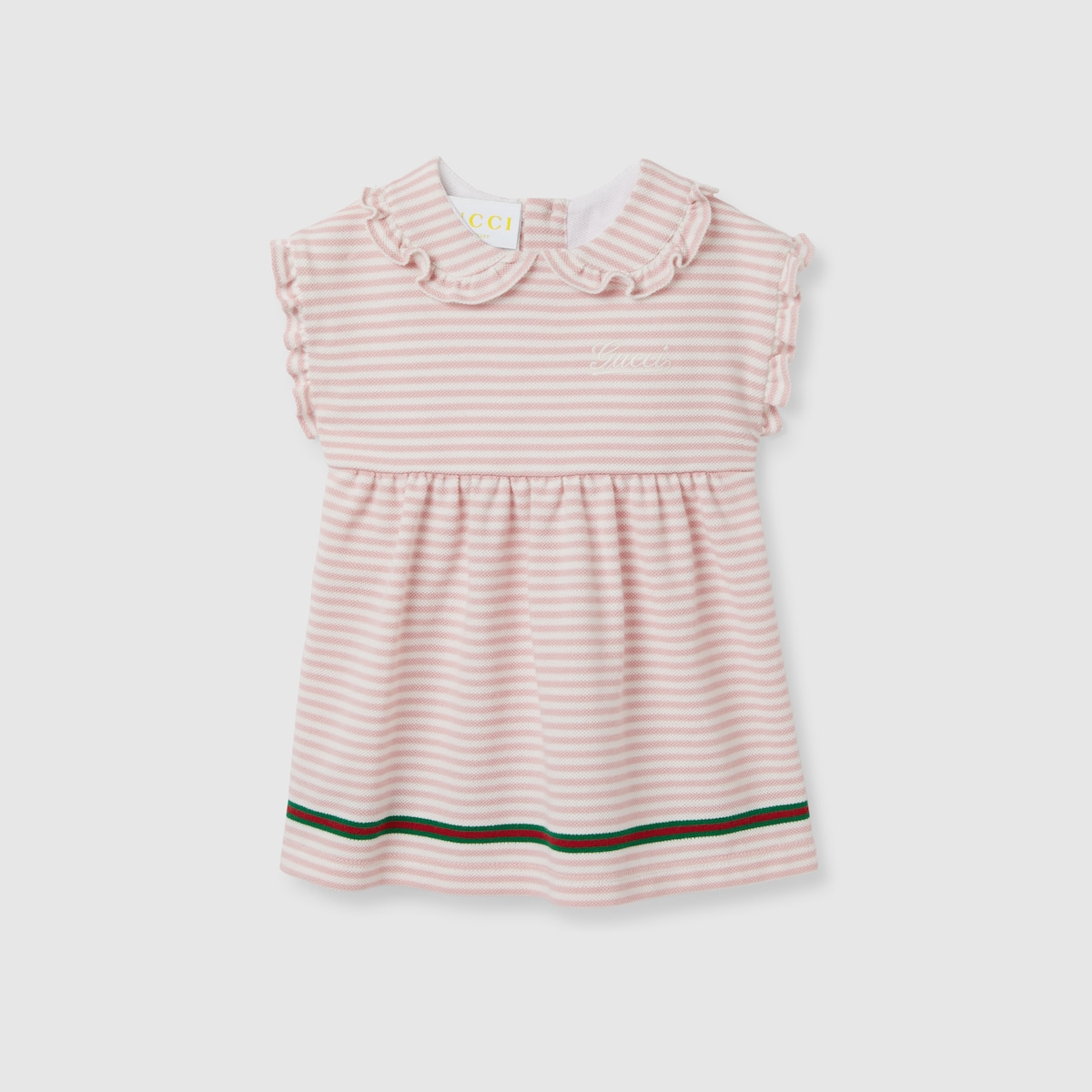 レディース 福袋 (セール) -ファッション通販 Baby embroidered cotton dress in white and pink | GUCCI® US ワンピース
