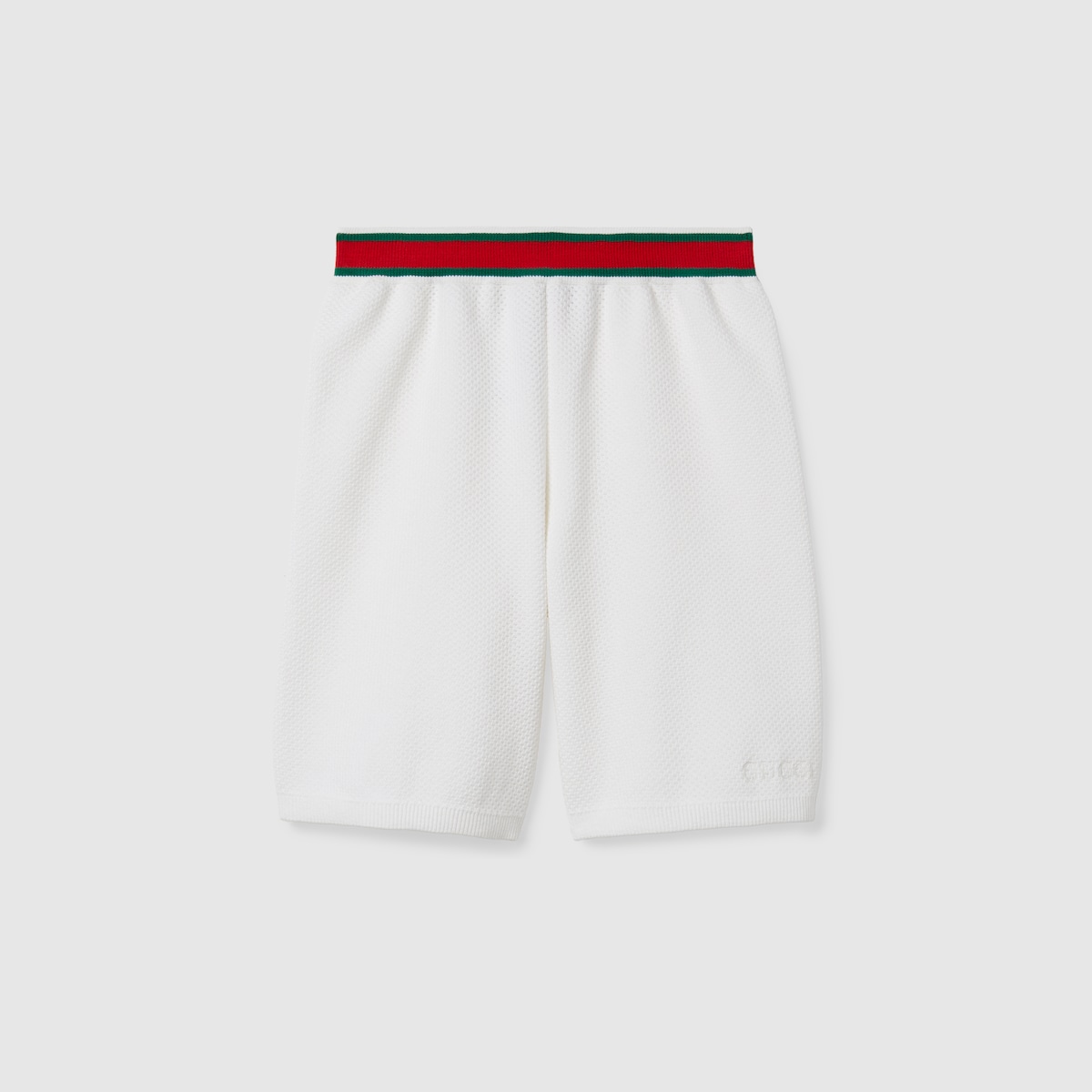 Children's embroidered cotton shorts in white - thumbnail 3