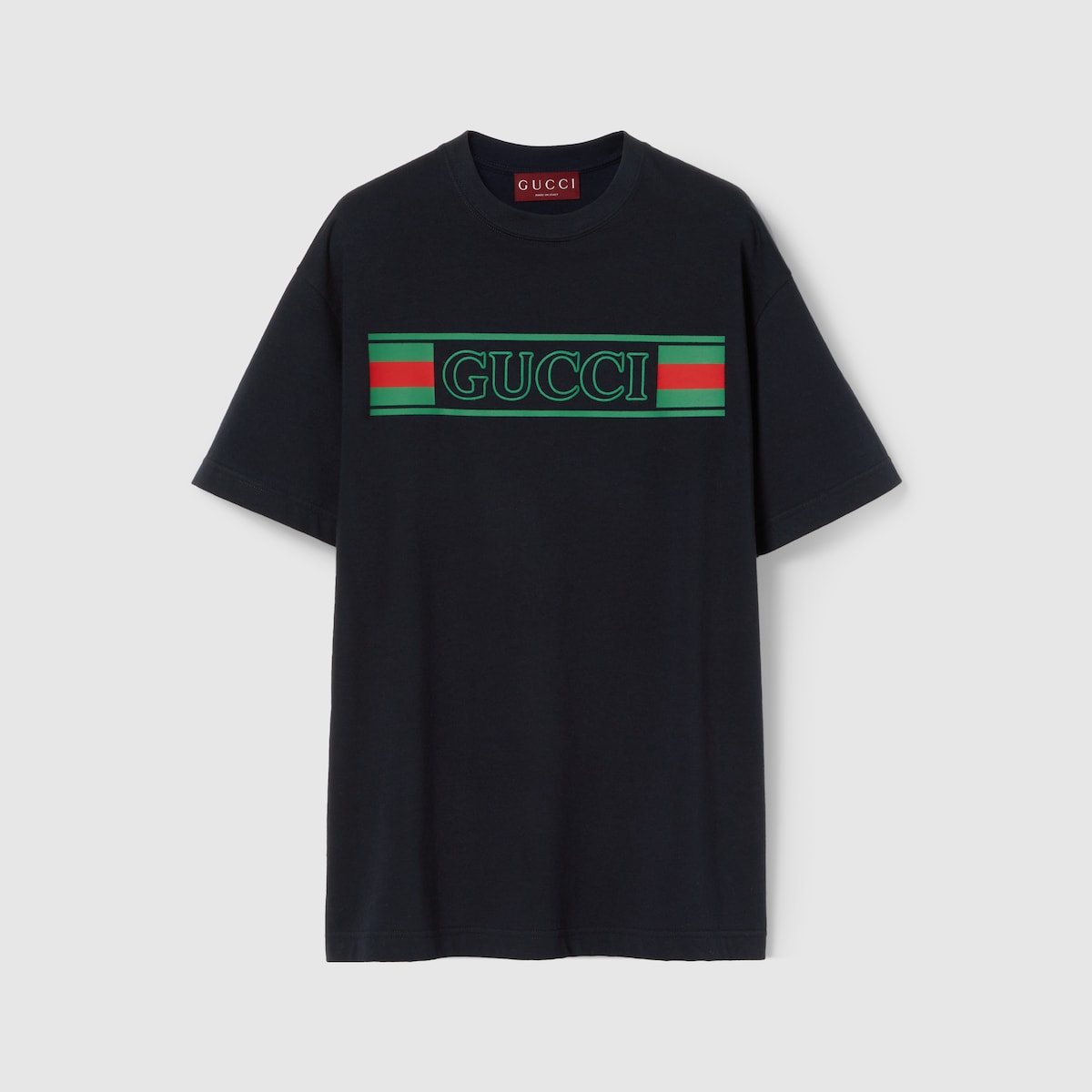 【関税・送料込み】GUCCI T-SHIRTS Cotton jersey T-shirt with print in white | GUCCI® US