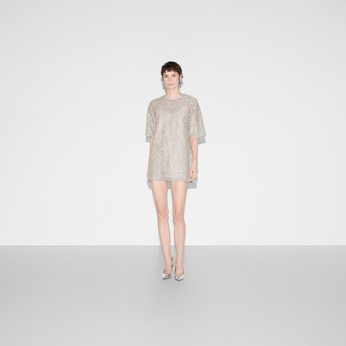 MEER. FLOWER LACE TOPS /WHT - トップス割引