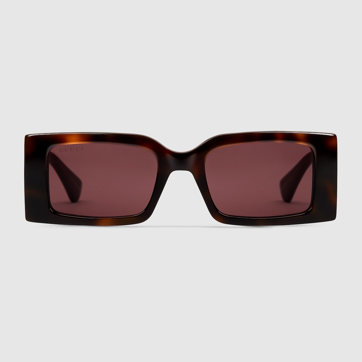 特別オファー Rectangular frame sunglasses in brown | GUCCI® US 小物