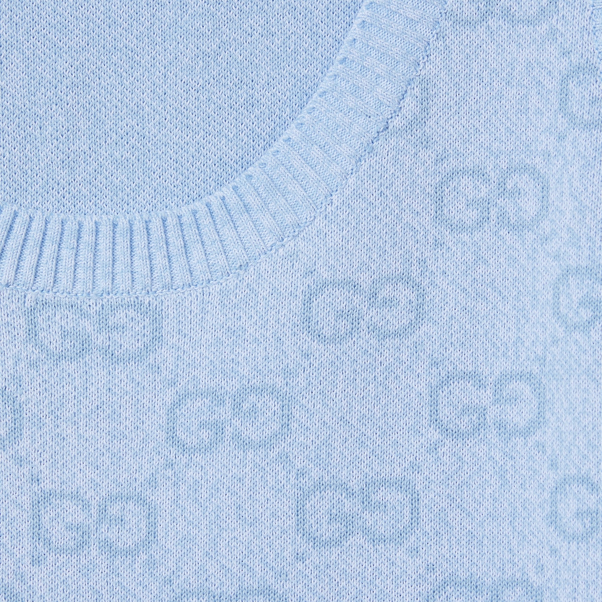 GG cotton jacquard mini dress
