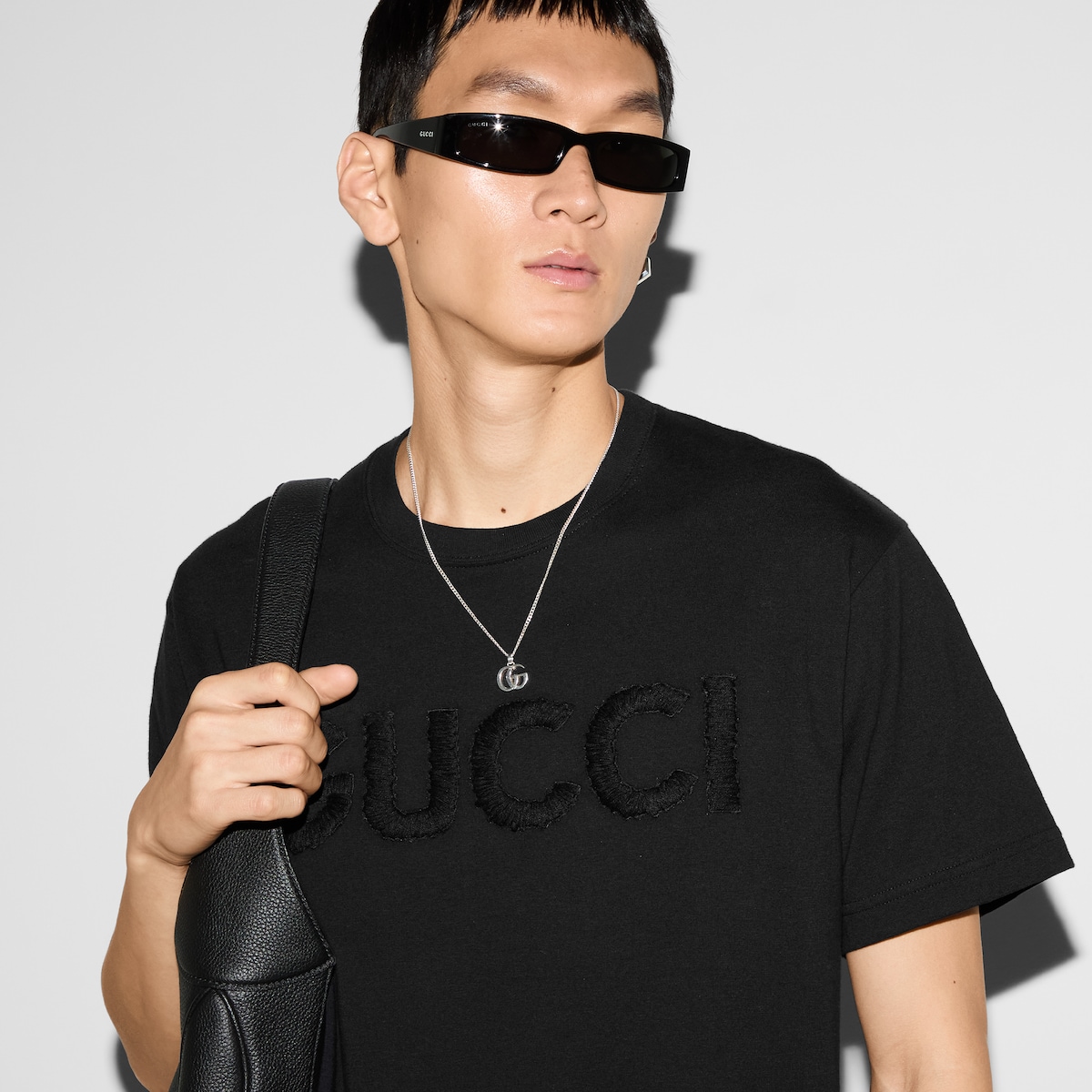 GUCCI Tシャツ T-shirt Gucci Tonal Logo T-Shirt 616036-XJFZA-1000 From