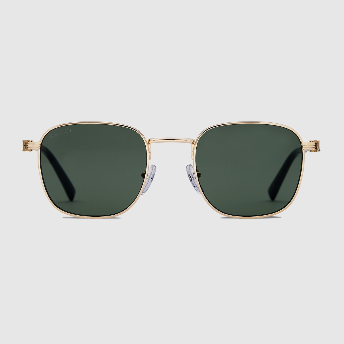 Round frame sunglasses in gold-toned | GUCCI® CA