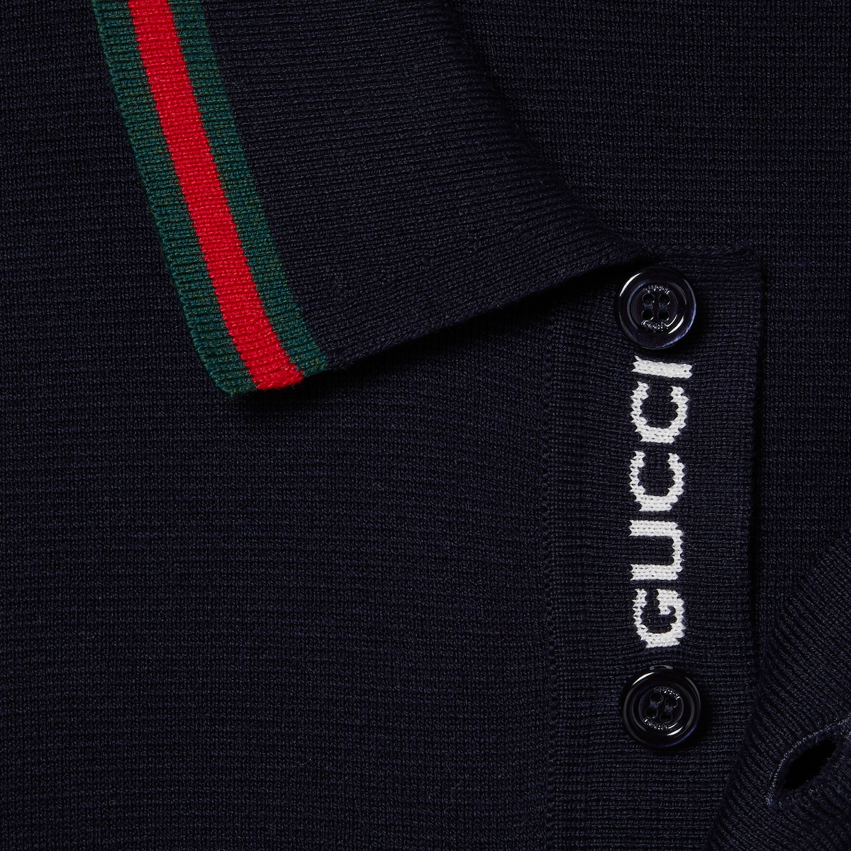 Gucci ネイビー ノースリーブポロシャツ GUCCI - GUCCI(グッチ) 半袖ポロシャツ サイズXS メンズ