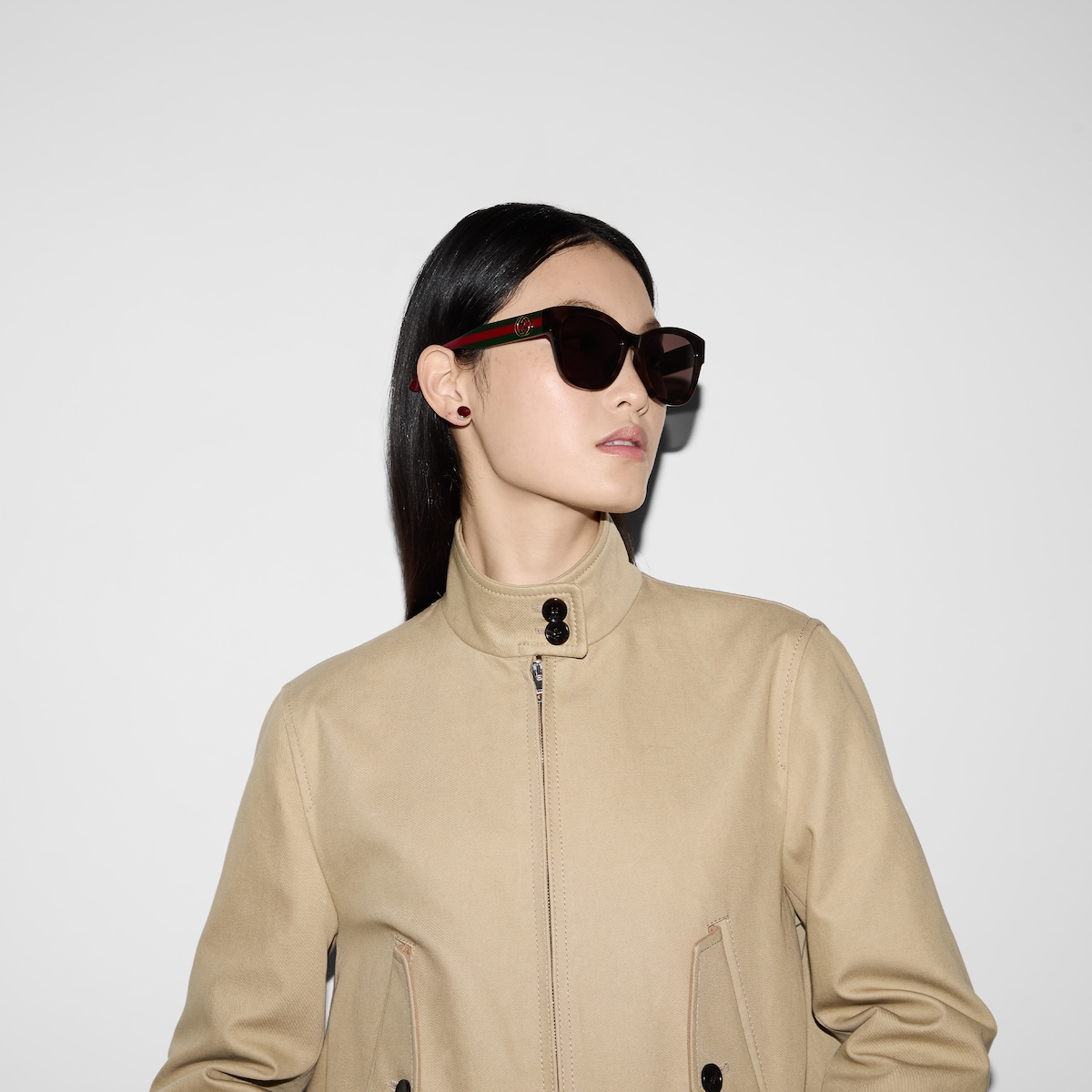 【美品】GUCCI グッチ　ホースビット　サングラス　バタフライ グッチ サングラス メンズ レディース バタフライ UVカット