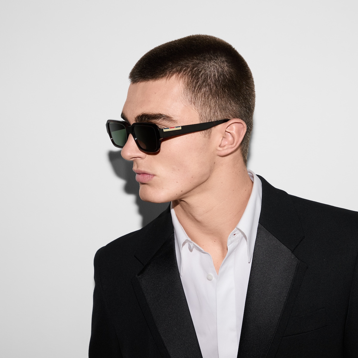 サングラス GUCCI GG1887S SUNGLASSES Rectangular frame sunglasses in brown | GUCCI® US