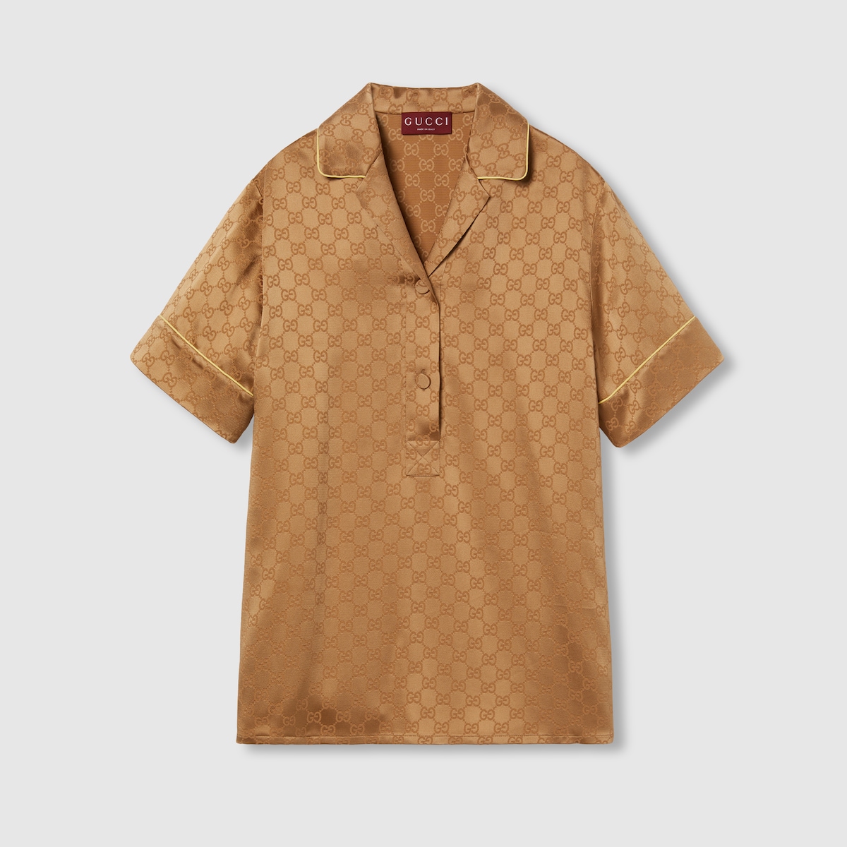 fetico23SS 【BROWN】CUTOUT SATIN SHIRT file.jpg