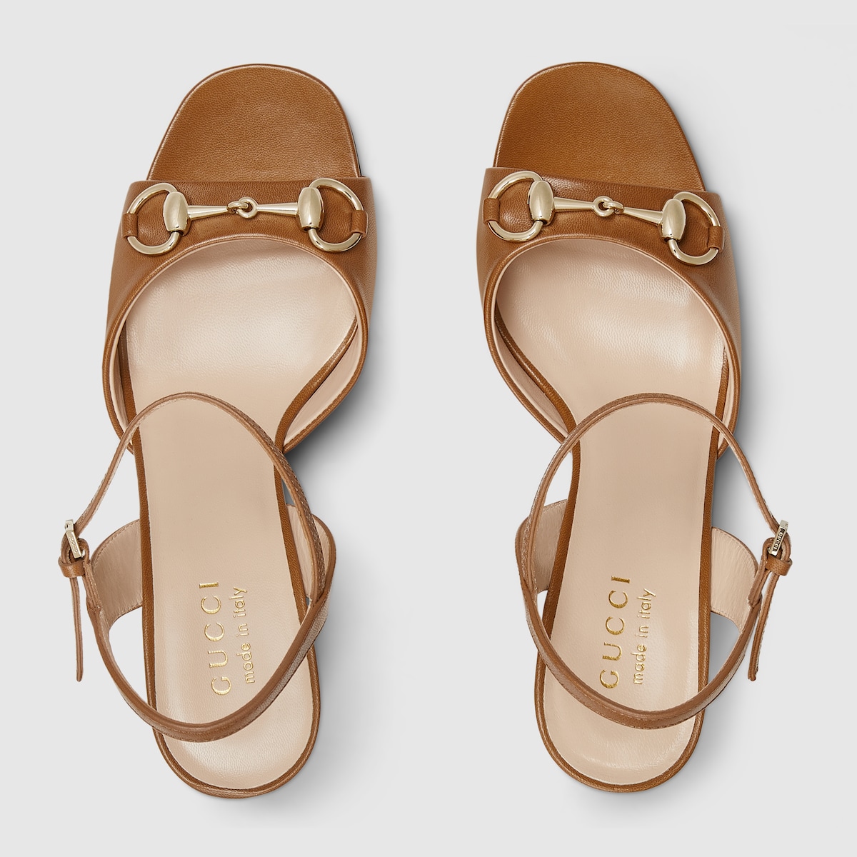 最新のデザイン Women's US GUCCI® | leather brown in sandal Horsebit 靴