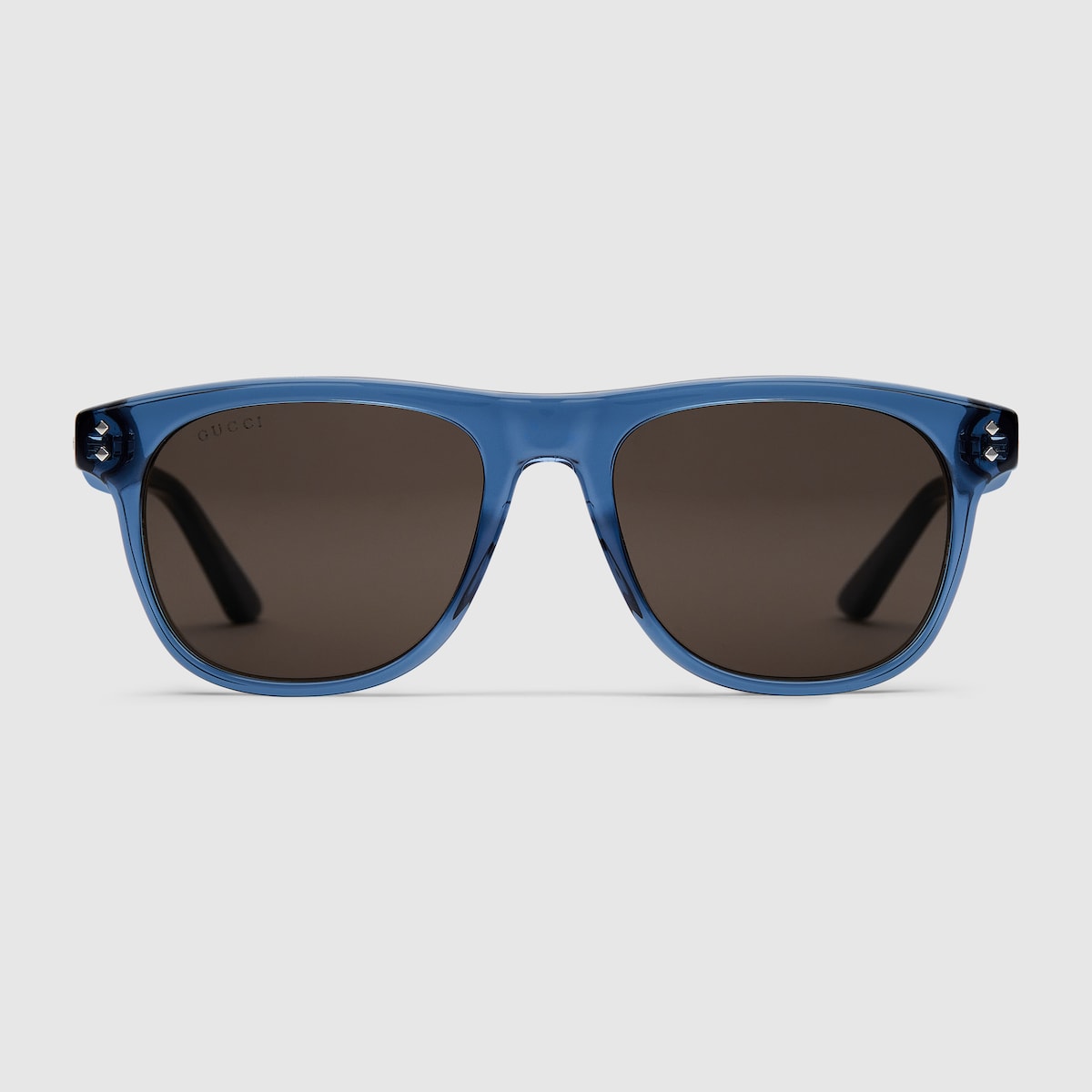 GUCCIサングラス Rectangular frame sunglasses in gold-toned metal | GUCCI® US