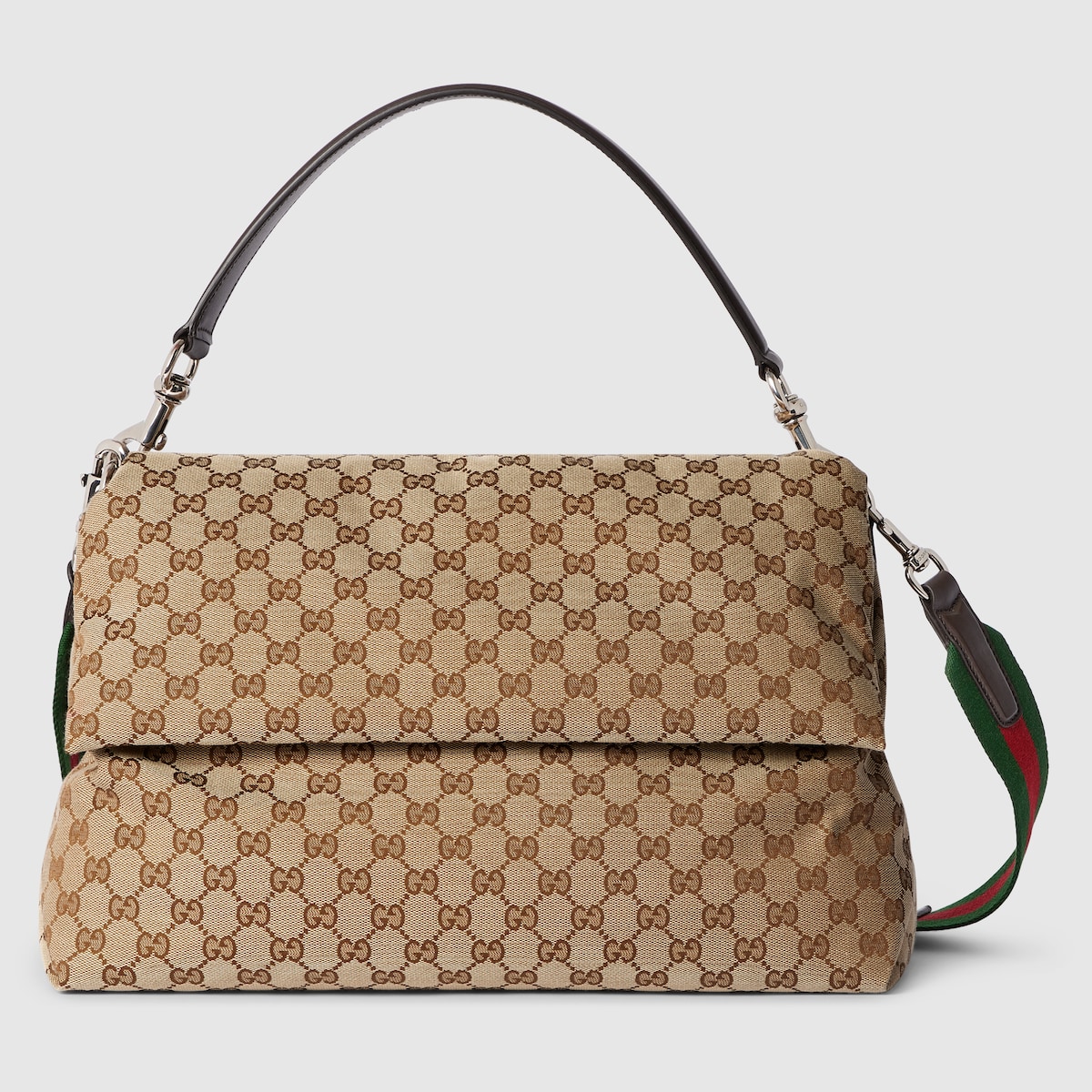Gucci ロゴキャンバスバッグ GUCCI ロゴパターン キャンバスバッグ - メルカリ