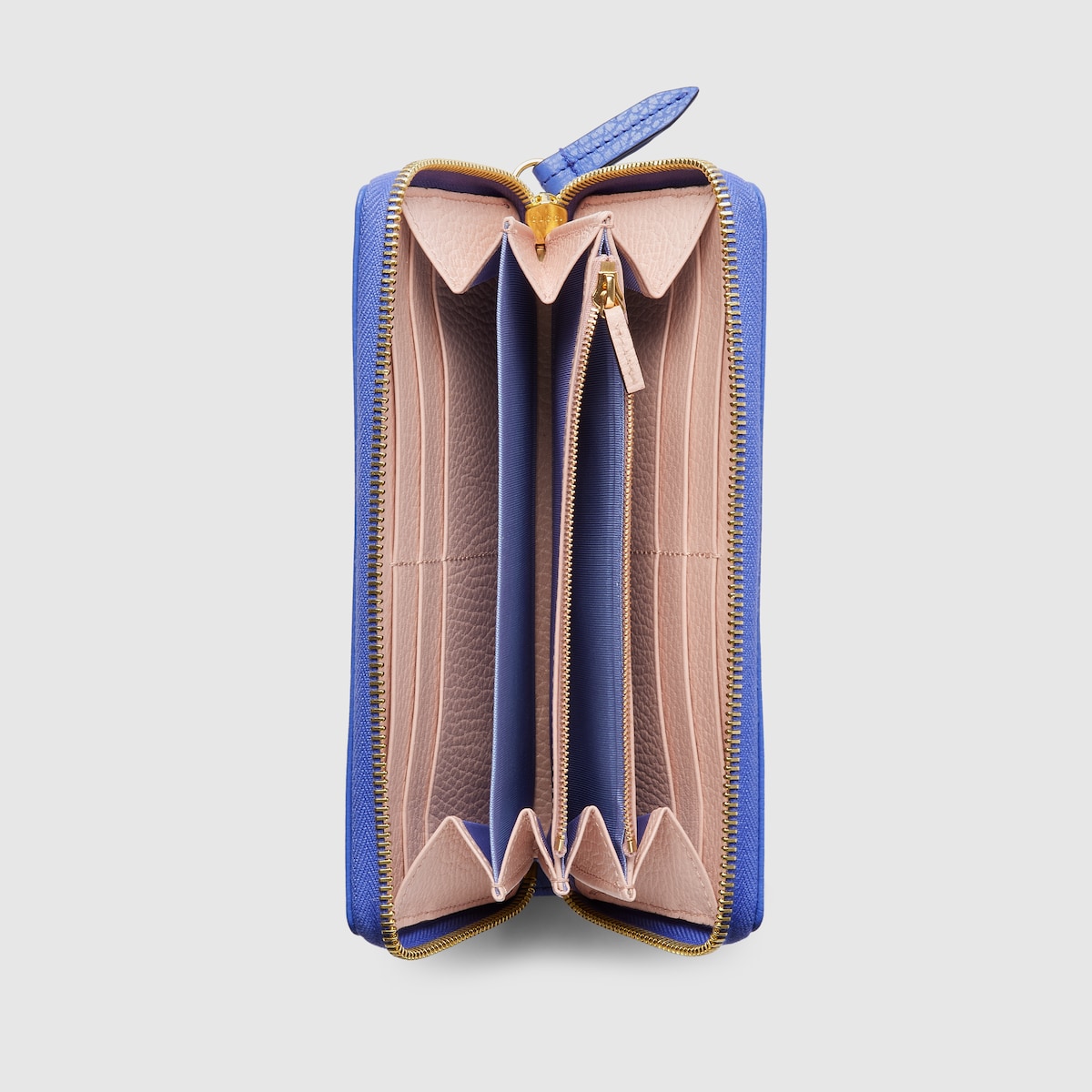 日本限定 ダブルG ジップアラウンドウォレット ピンク インテリア