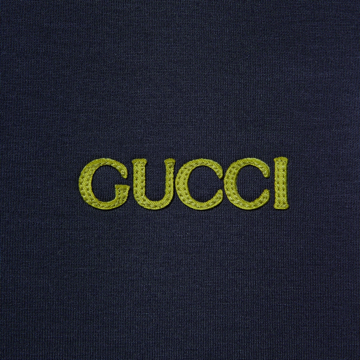 Jersey shorts with patch in blue | GUCCI® US