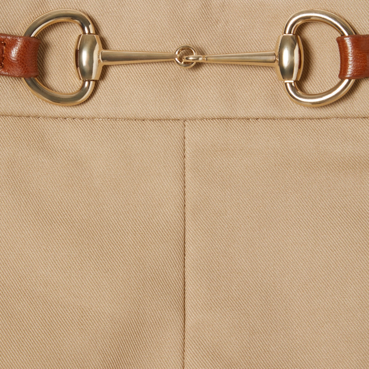 希少美品　GUCCI チノパン　ホースビット　レザーパッチ　金ボタン　ベージュ 2810301609998_11.jpg