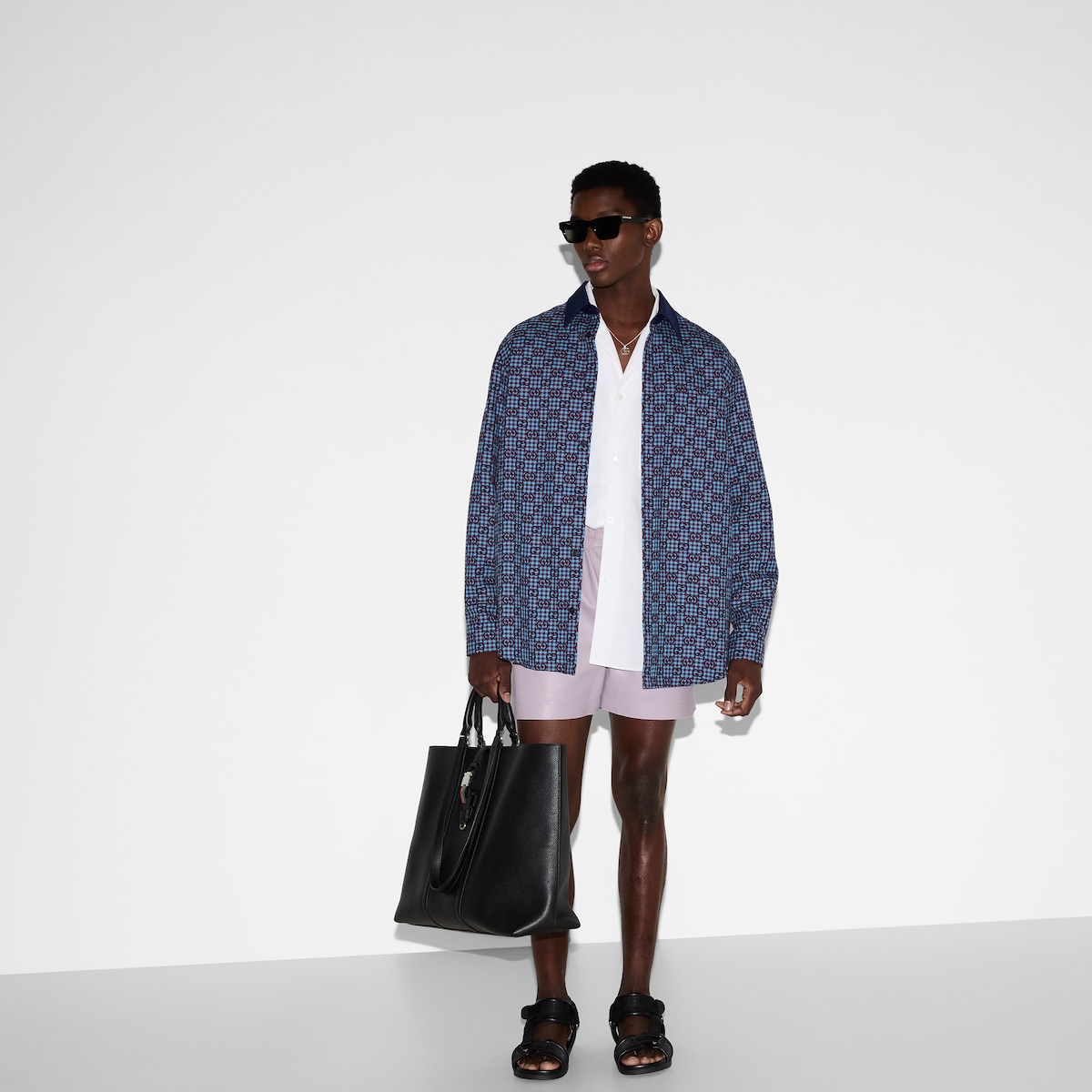 シャツ Gucci Cotton Shirt Cotton rib T-shirt in white | GUCCI® UK