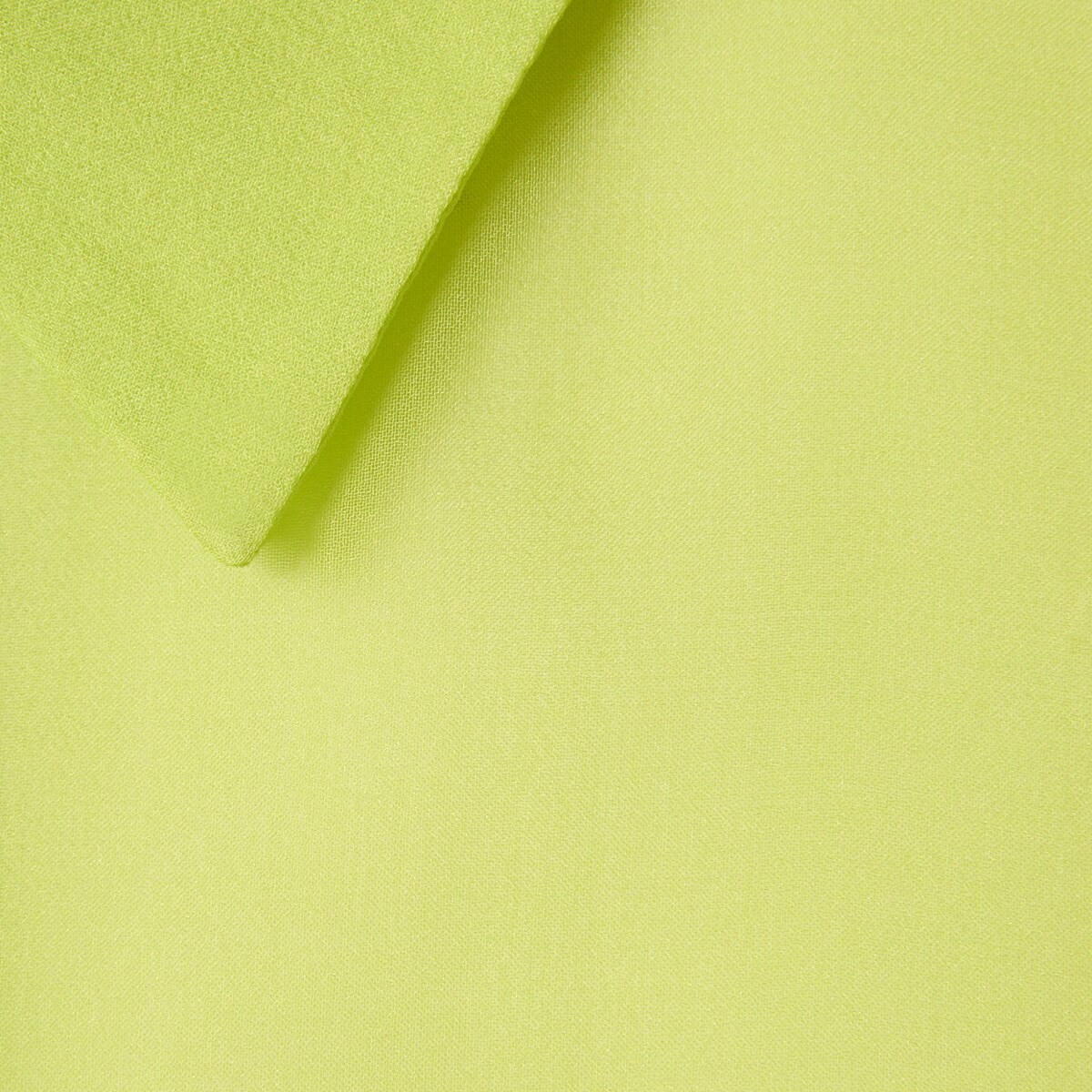 Silk chiffon shirt in lime green | GUCCI® US