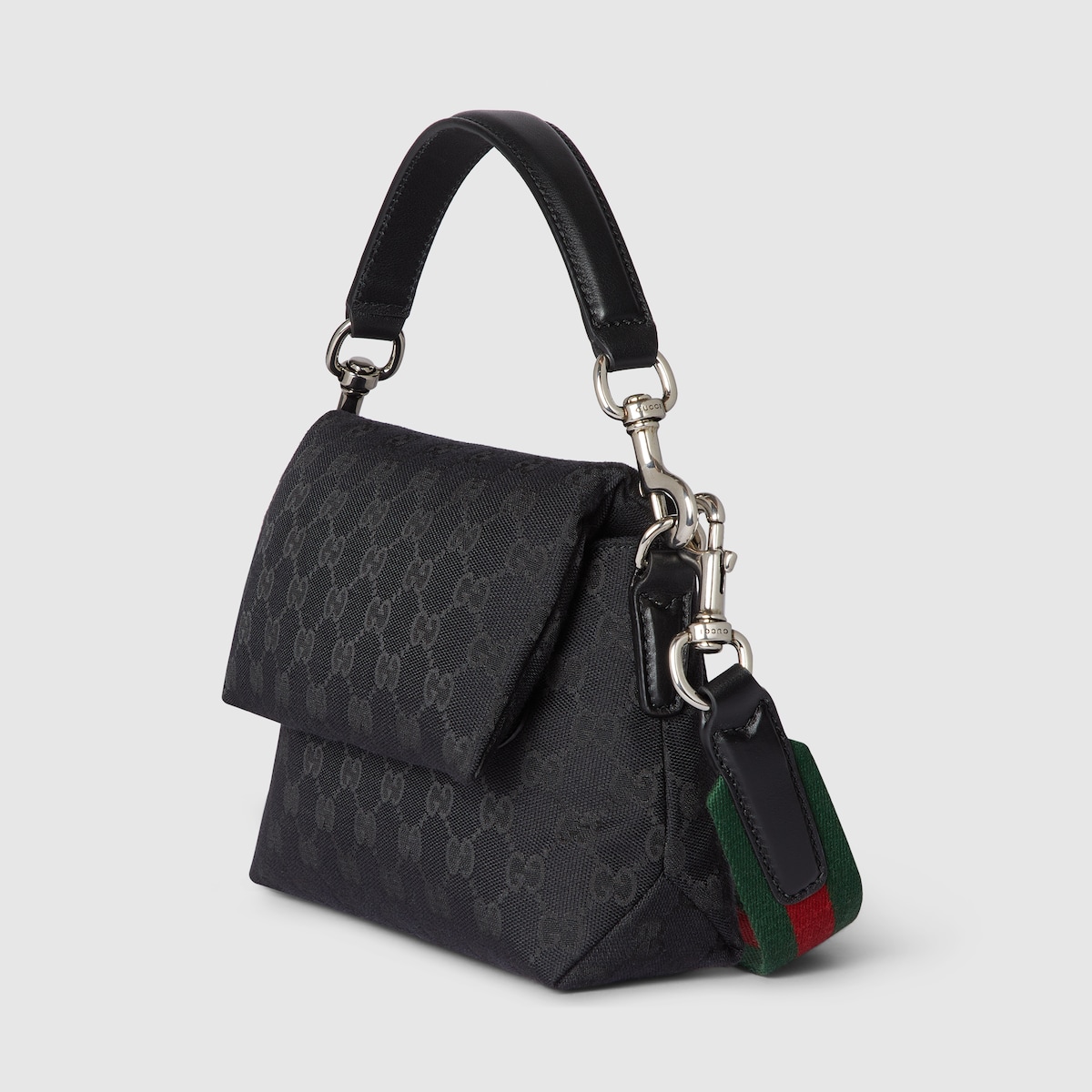 Gucci GGキャンバス クラッチバッグ クロスボディバッグ グッチのメンズバッグ、パーツを連結できるクロスボディバッグや