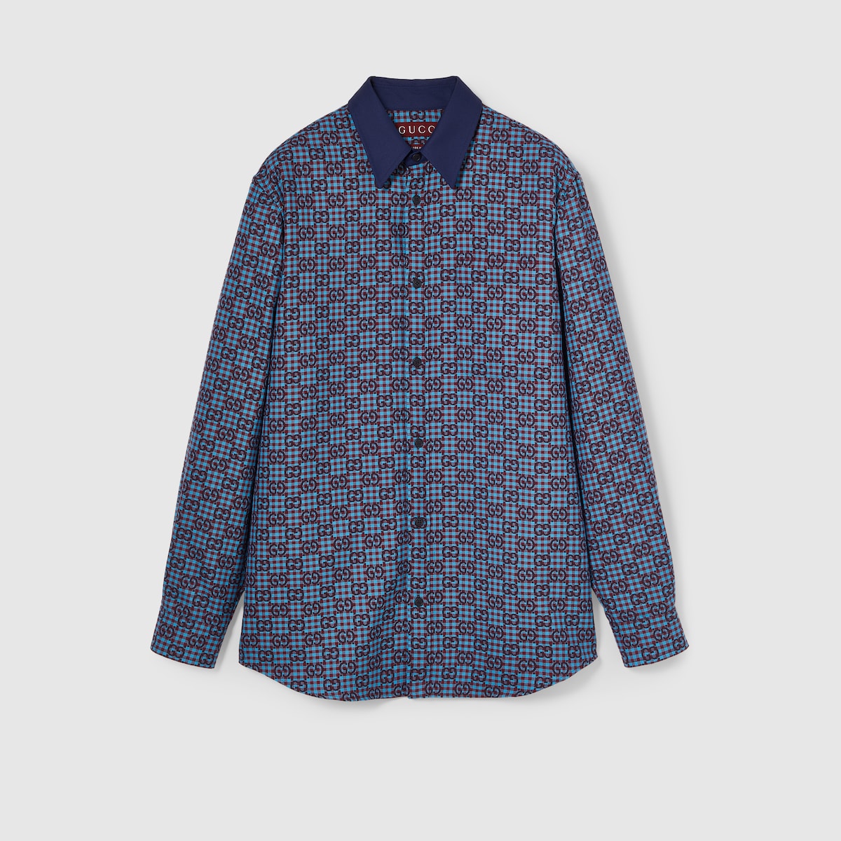 新品】fukure jacquard over shirt 長袖シャツ