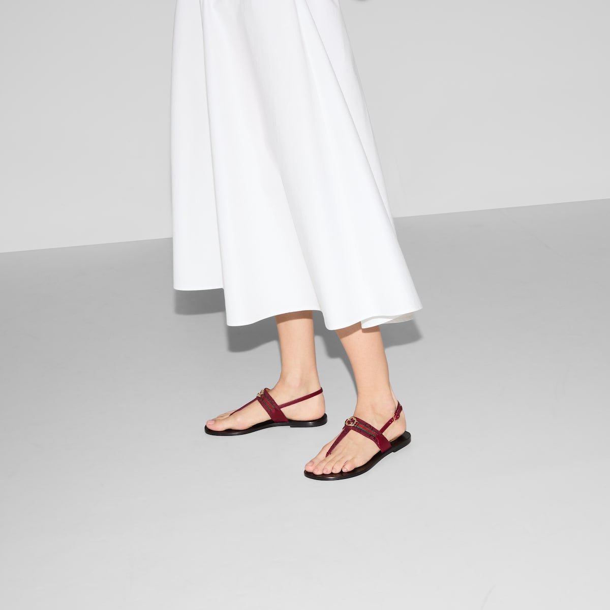 Women's Interlocking G Web sandal