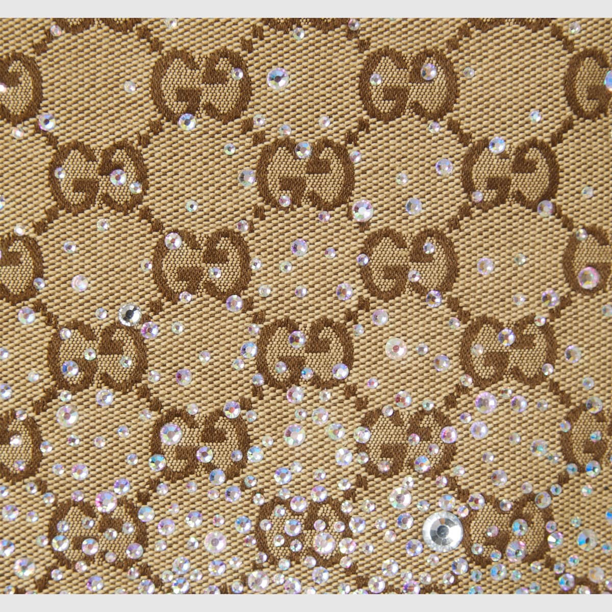 GGキャンバス エンブロイダリー ミニスカート ・キャメル＆ブラウン