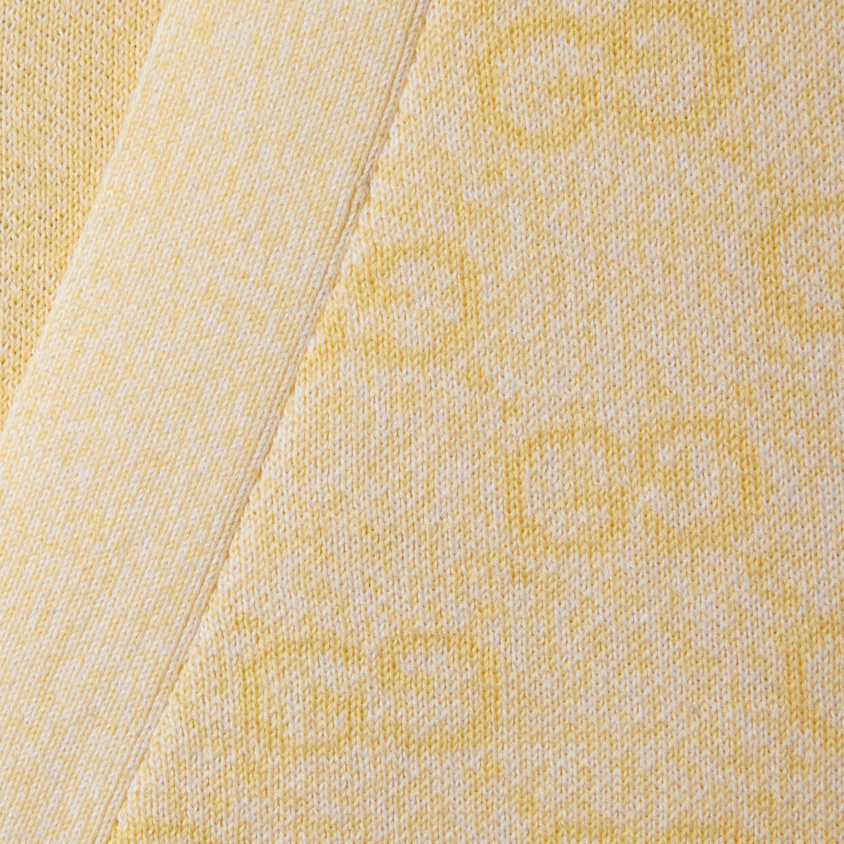 GGファインコットン ジャカード カーディガン ・パステルイエロー