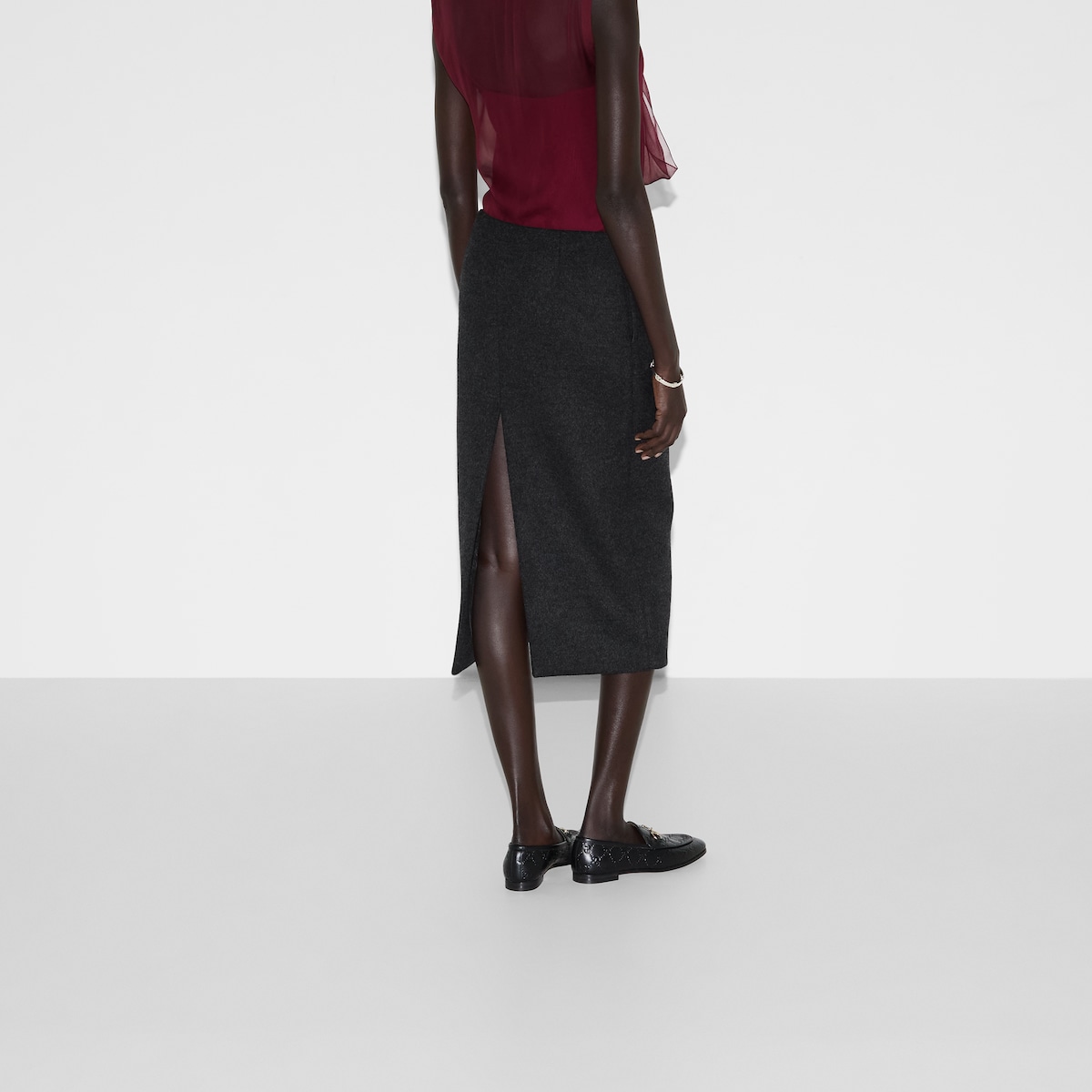 スカート GUCCI SKIRT (797274ZAQ6U 1000) 811889_ZAQW0_1179_007_100_0000